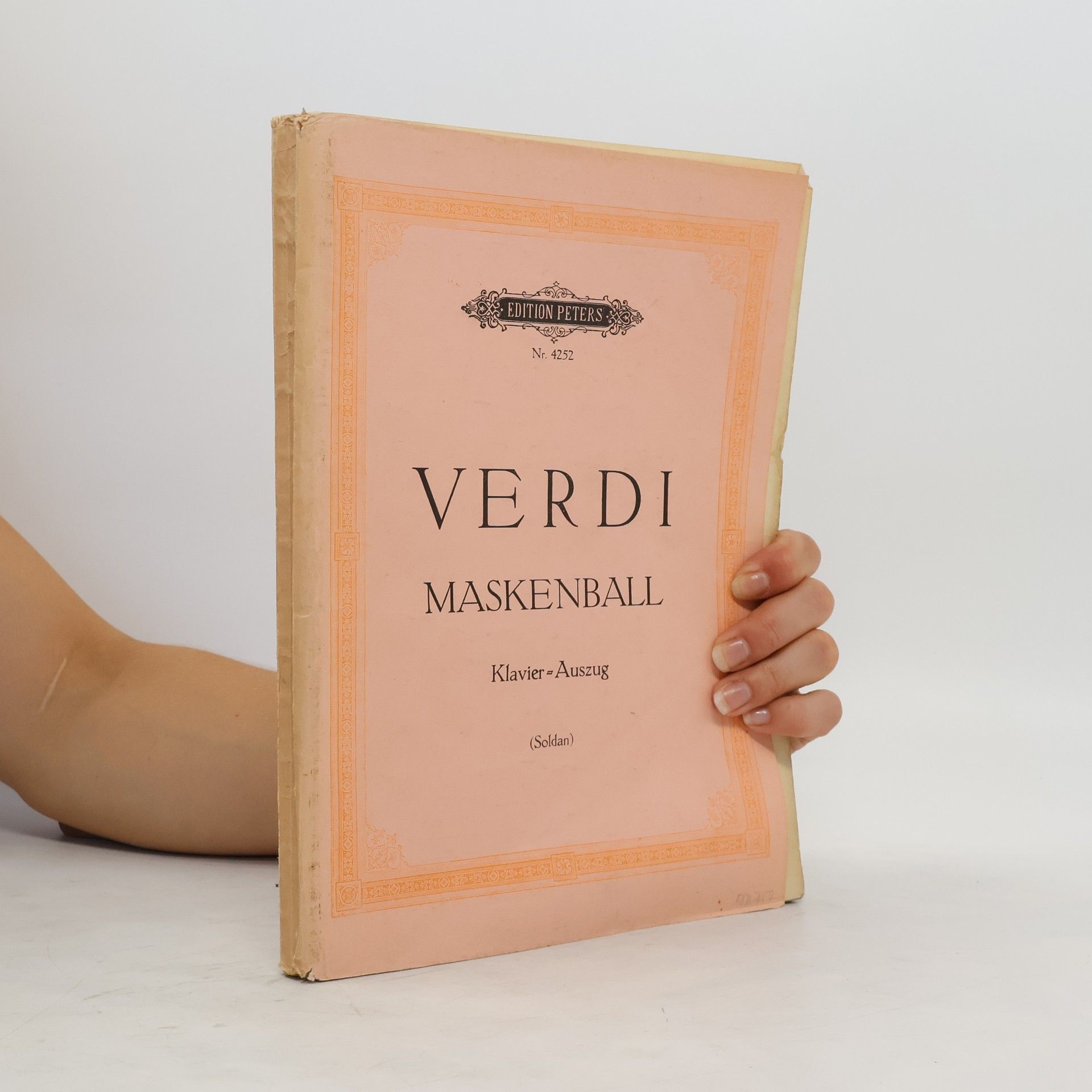 Giuseppe Verdi Ein Maskenball. Klavier-Auszug
