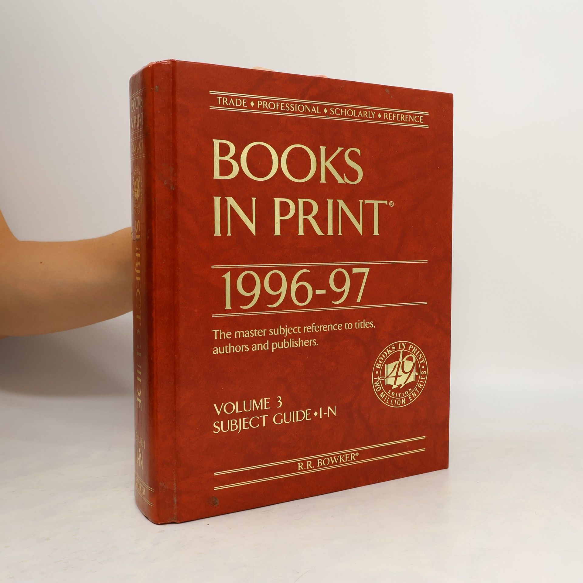 Collectif d'auteurs Books in Print 1996-97. Volume 3