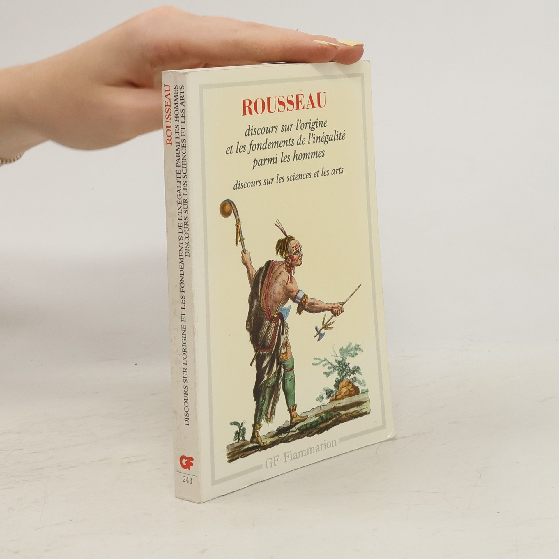 Jean Jacques Rousseau Discours sur l'origine de l'inégalité