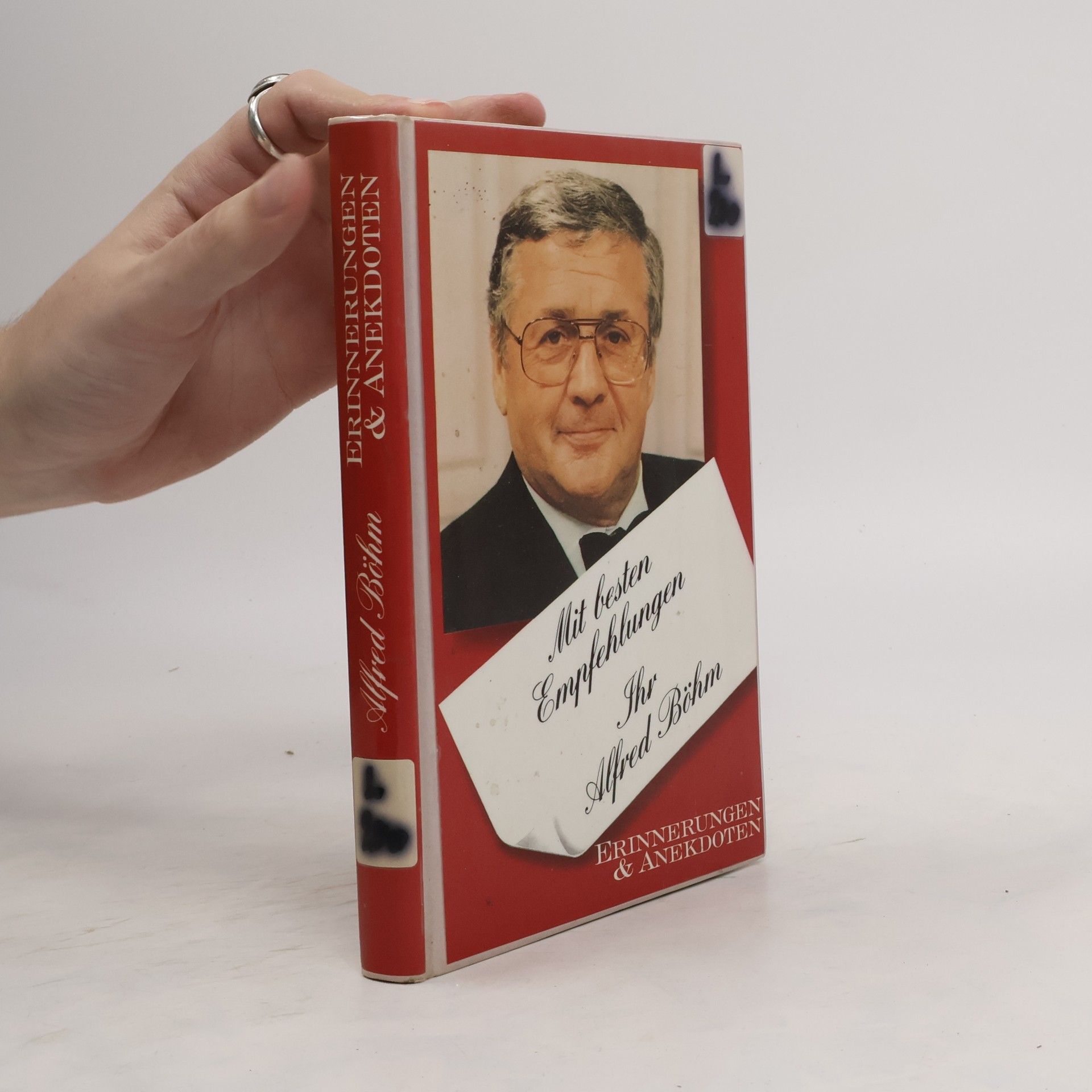 Alfred Böhm Mit besten Empfehlungen, Ihr Alfred Böhm