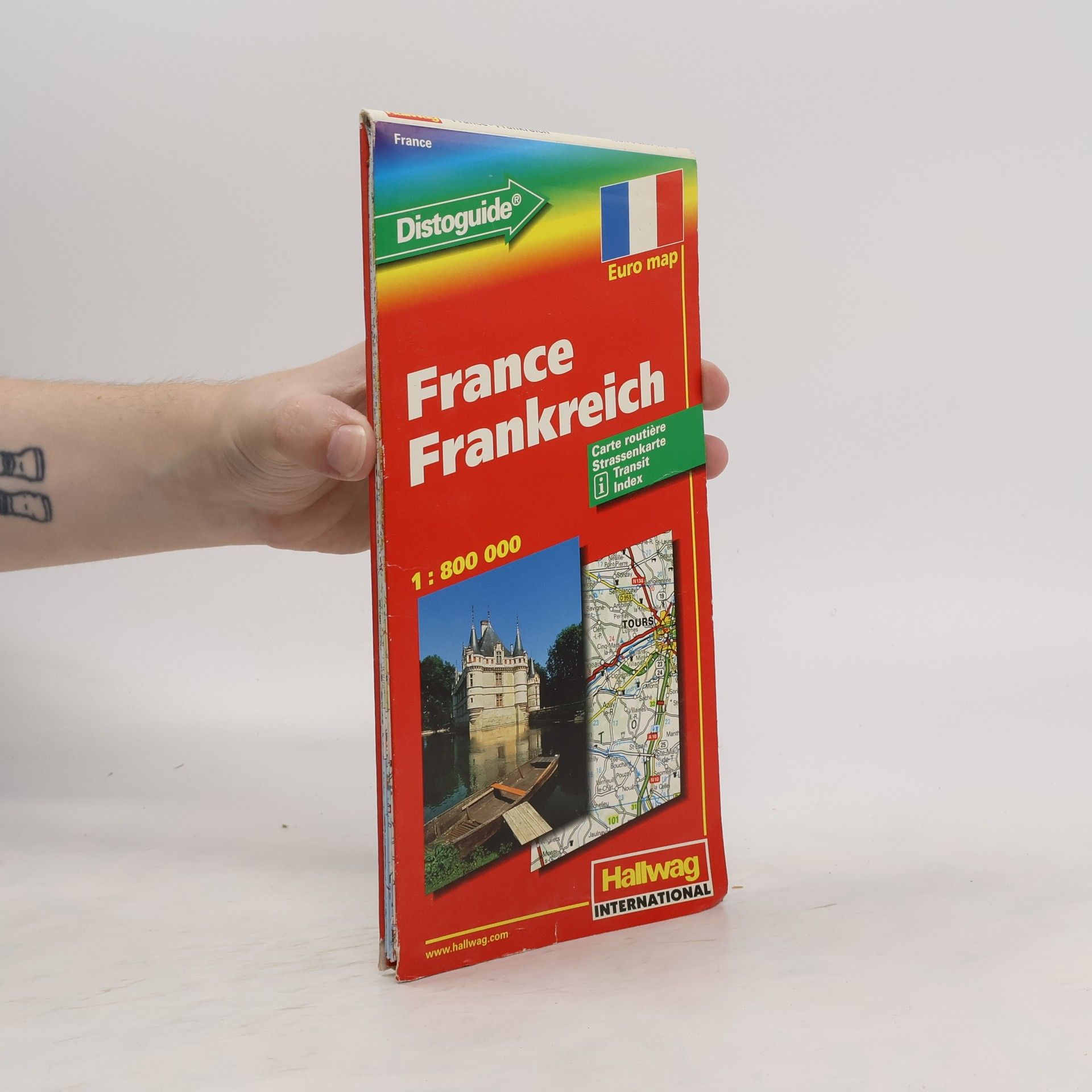 kolektiv Hallwag Straßenkarte Frankreich. France. Francia