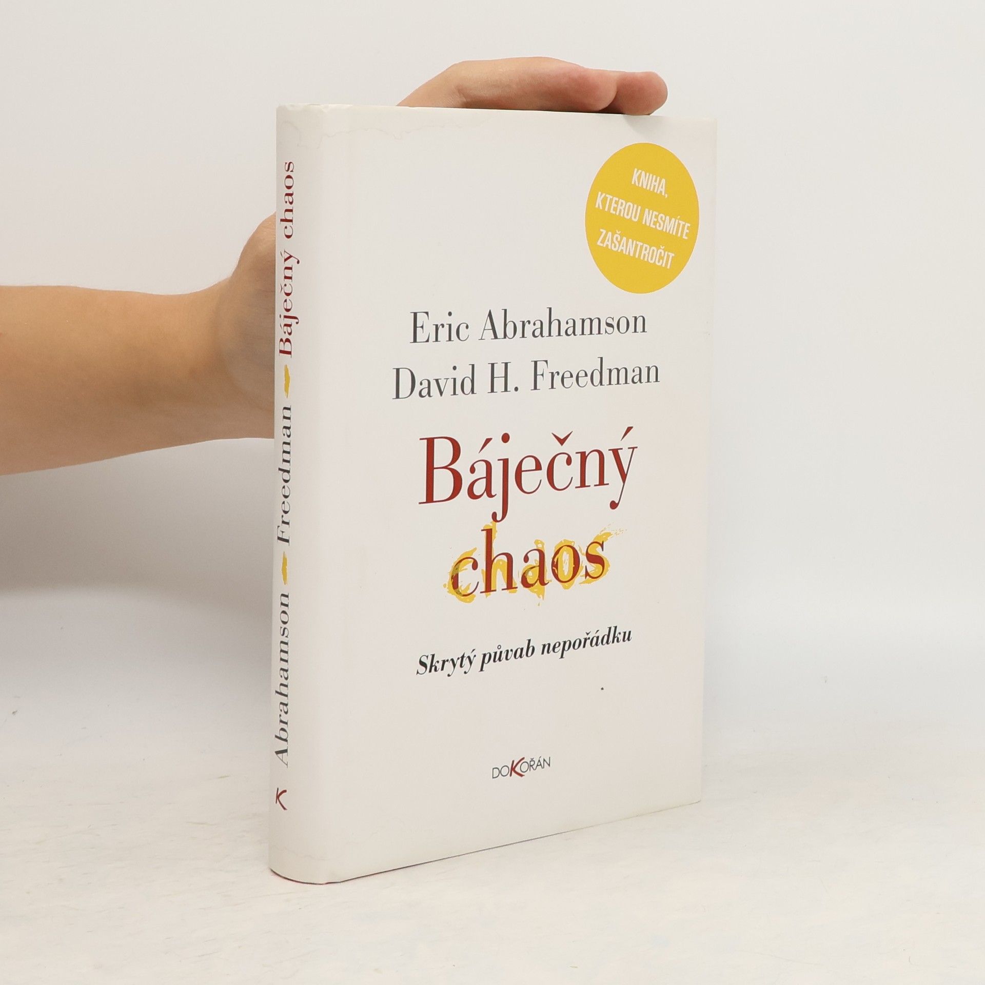 Eric Abrahamson Báječný chaos: Skrytý půvab nepořádku