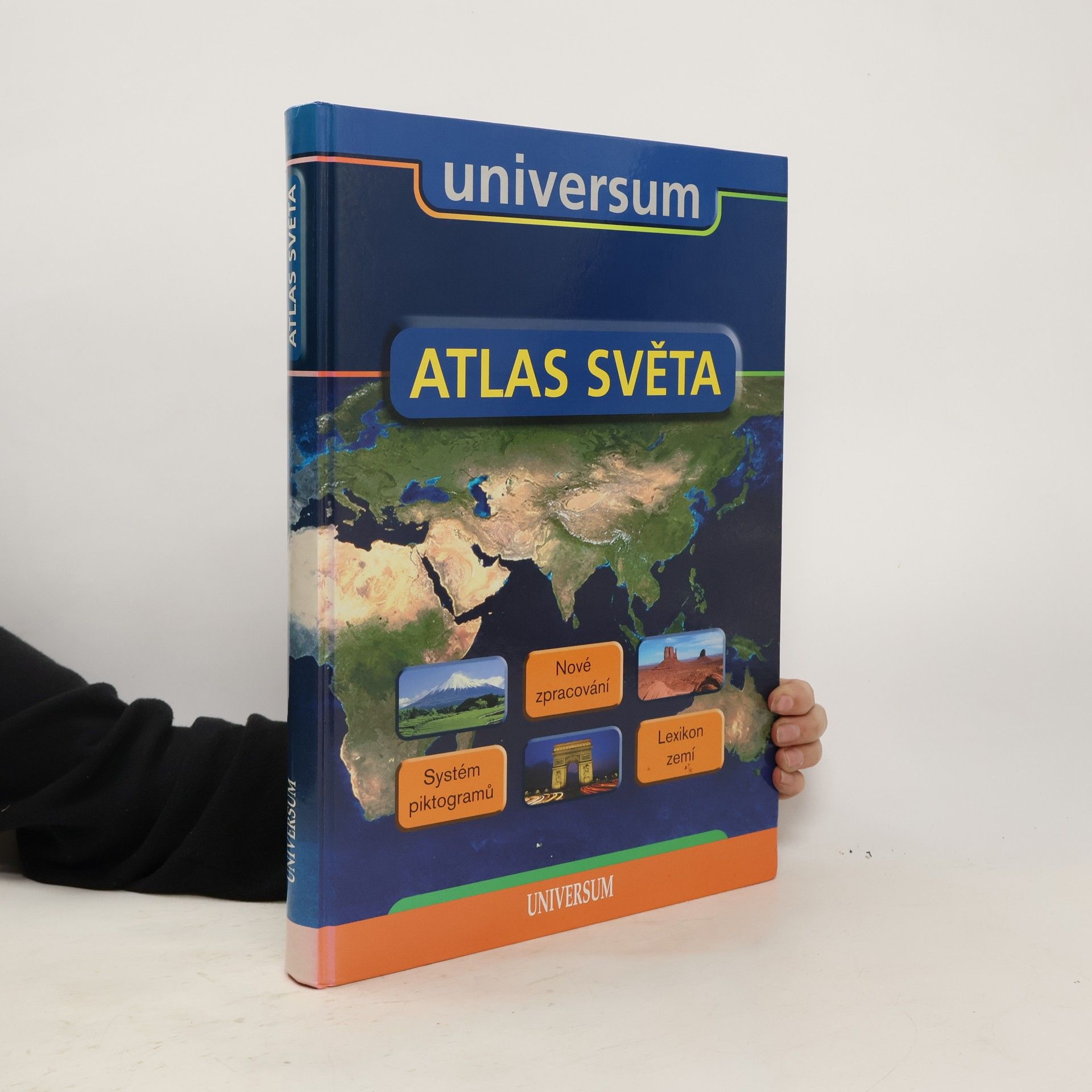 Irena Rybová Atlas světa nové zpracování, systém piktogramů, lexikon zemí