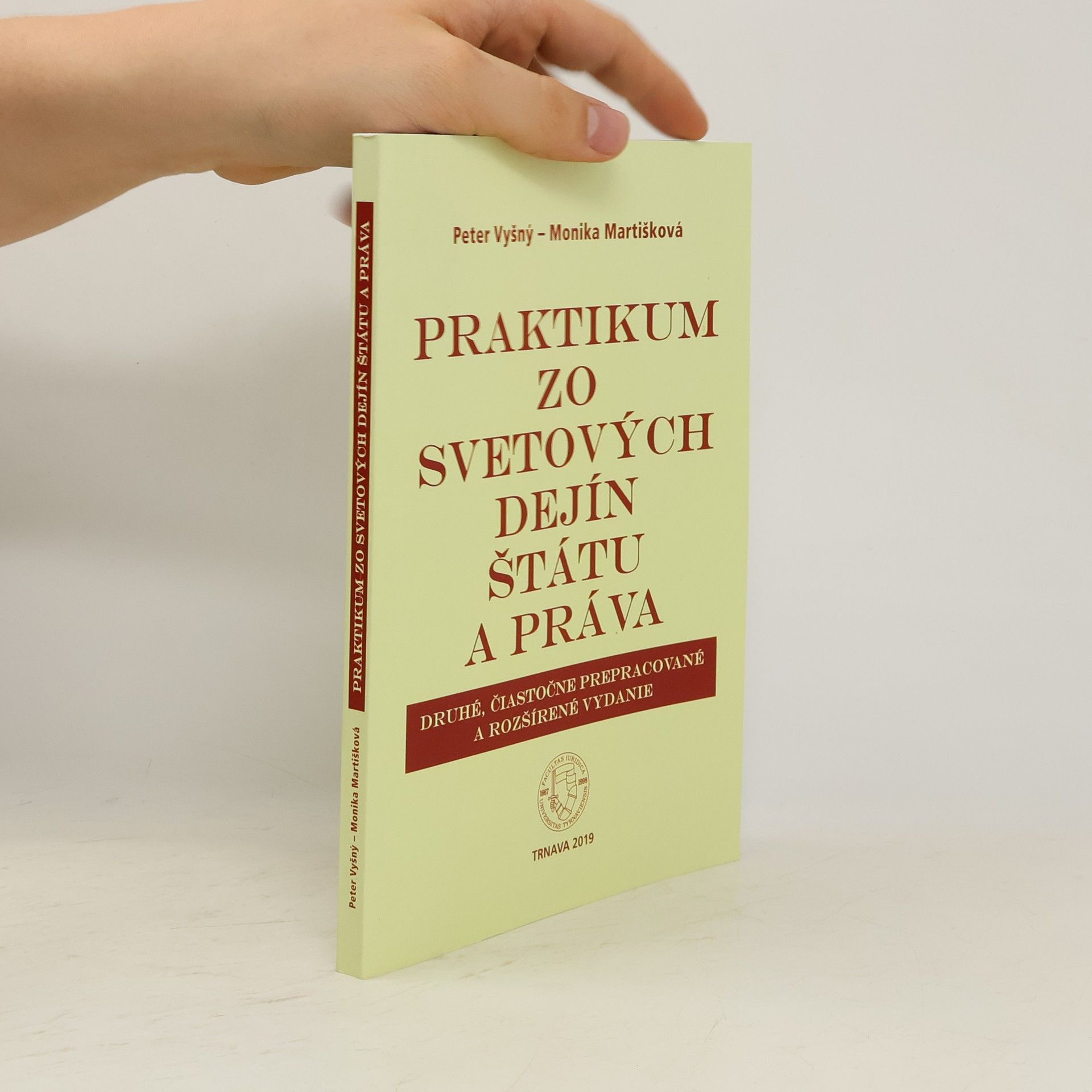 Peter Vyšný Praktikum zo svetových dejín štátu a práva