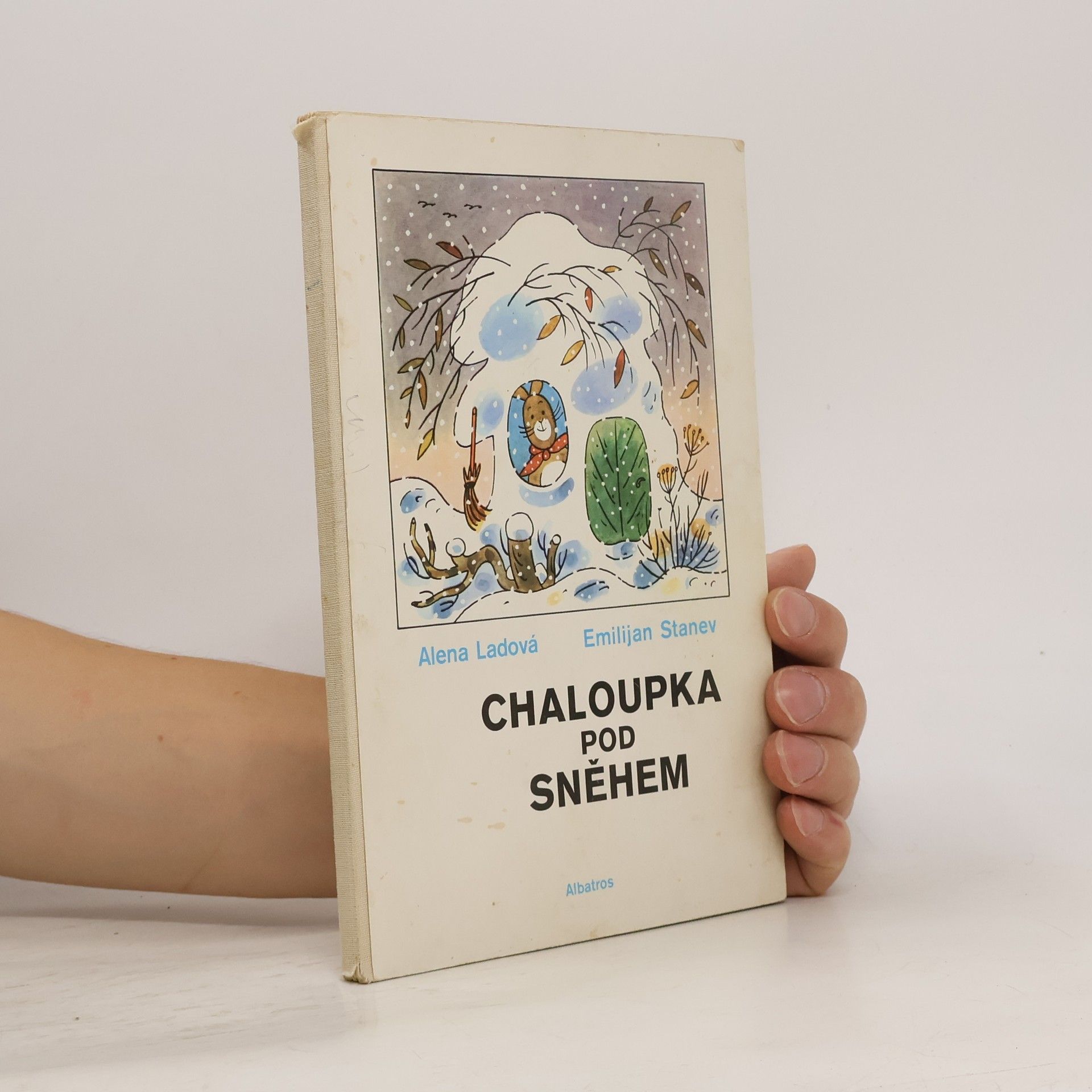 Emilijan Stanev Chaloupka pod sněhem