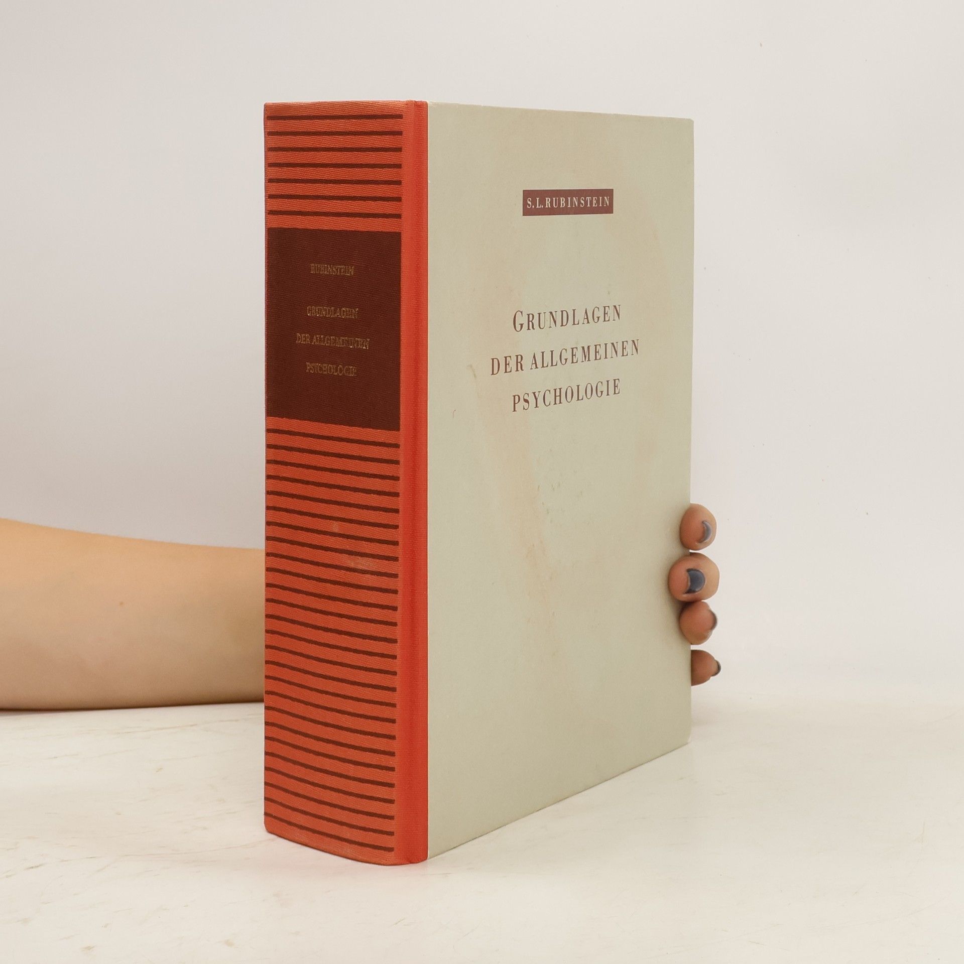 S. L. Rubinstein Grundlagen der allgemeinen Psychologie