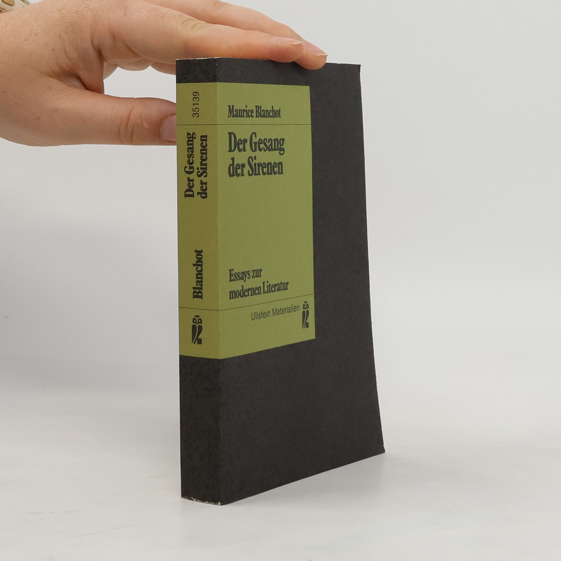 Maurice Blanchot Der Gesang der Sirenen