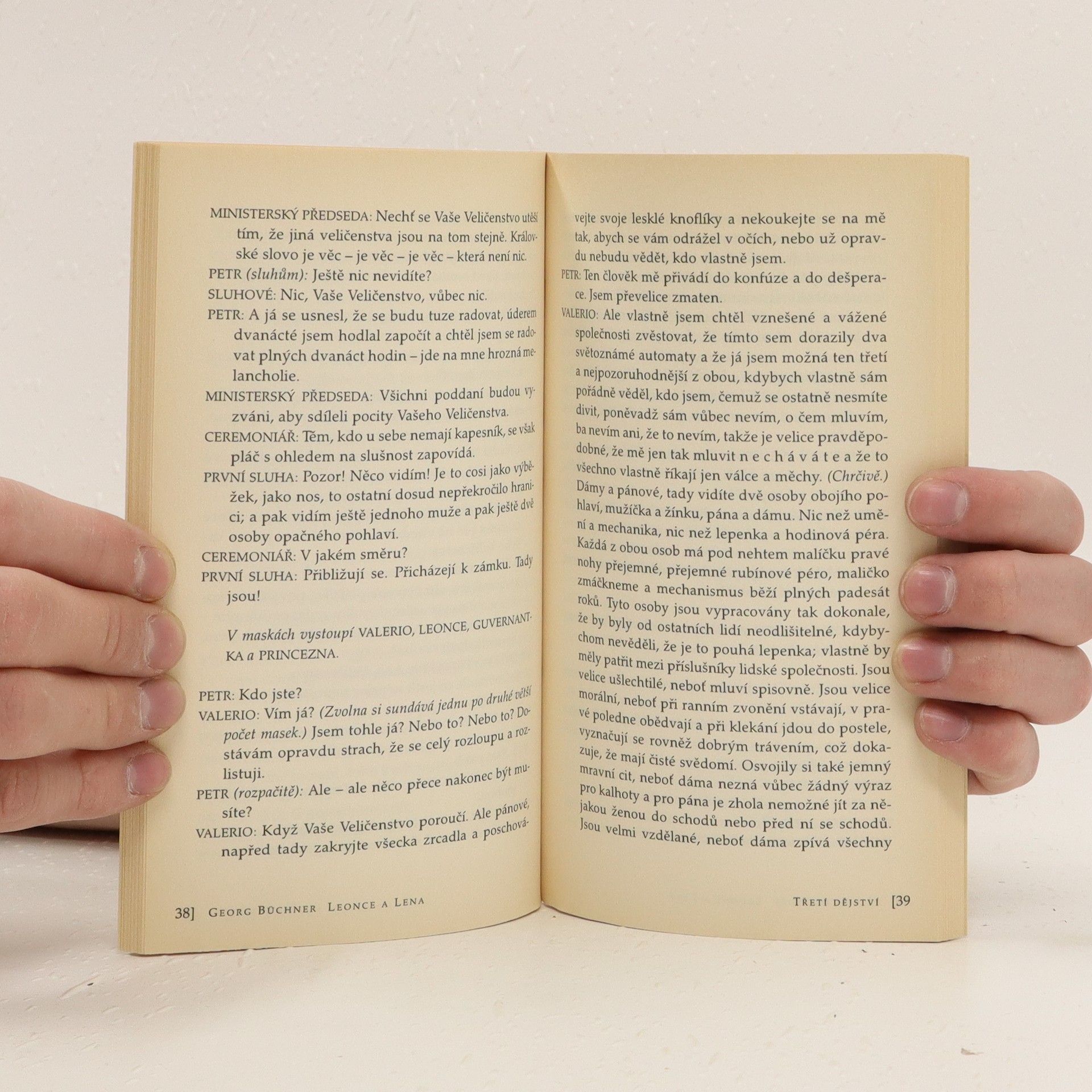 Georg Büchner Leonce a Lena. Vojcek