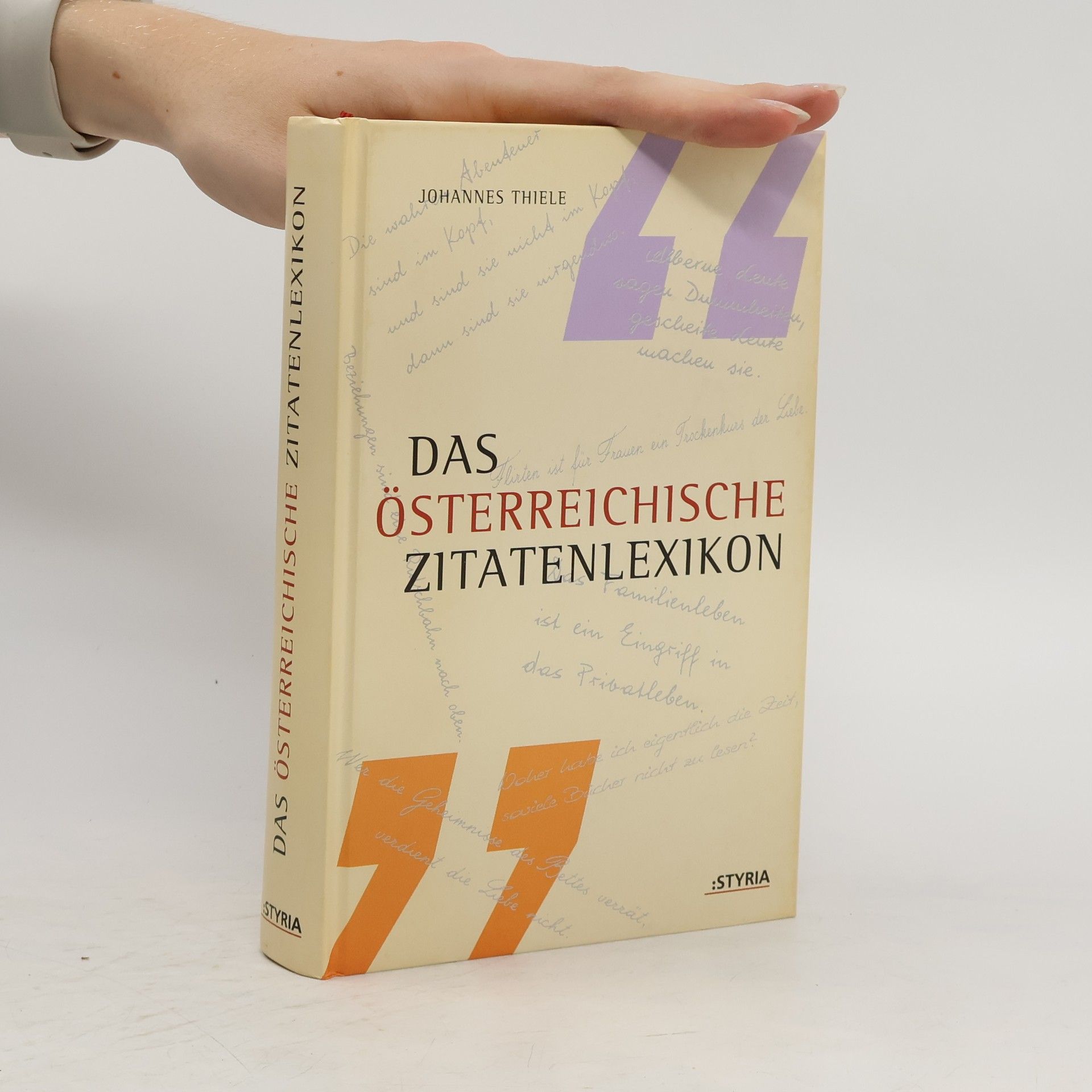 Johannes Thiele Das österreichische Zitatenlexikon