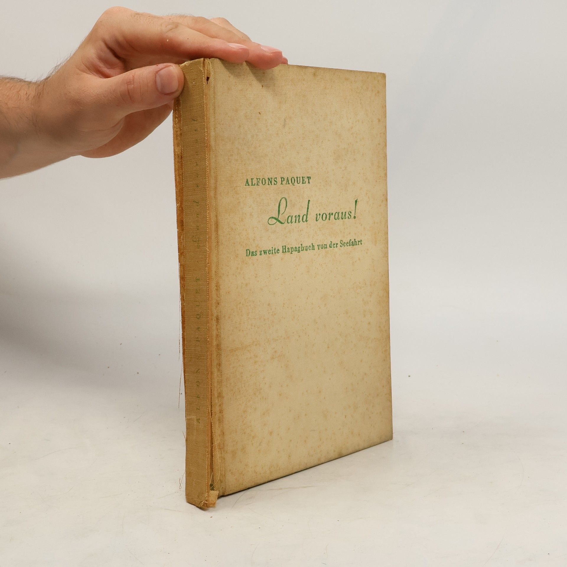 Alfons Paquet Land voraus!