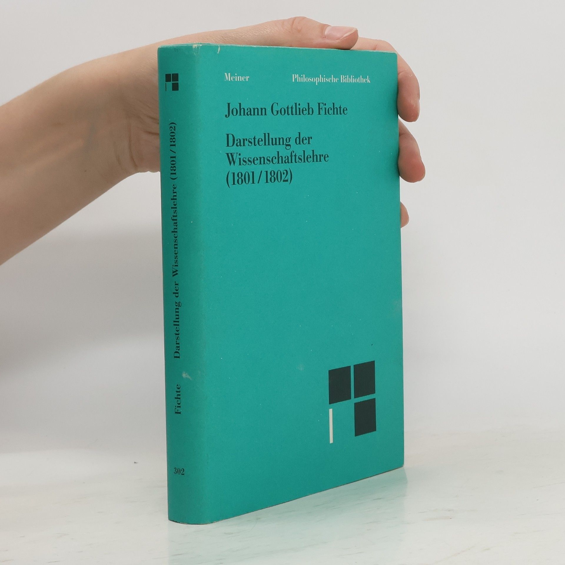 Johann Gottlieb Fichte Darstellung der Wissenschaftslehre