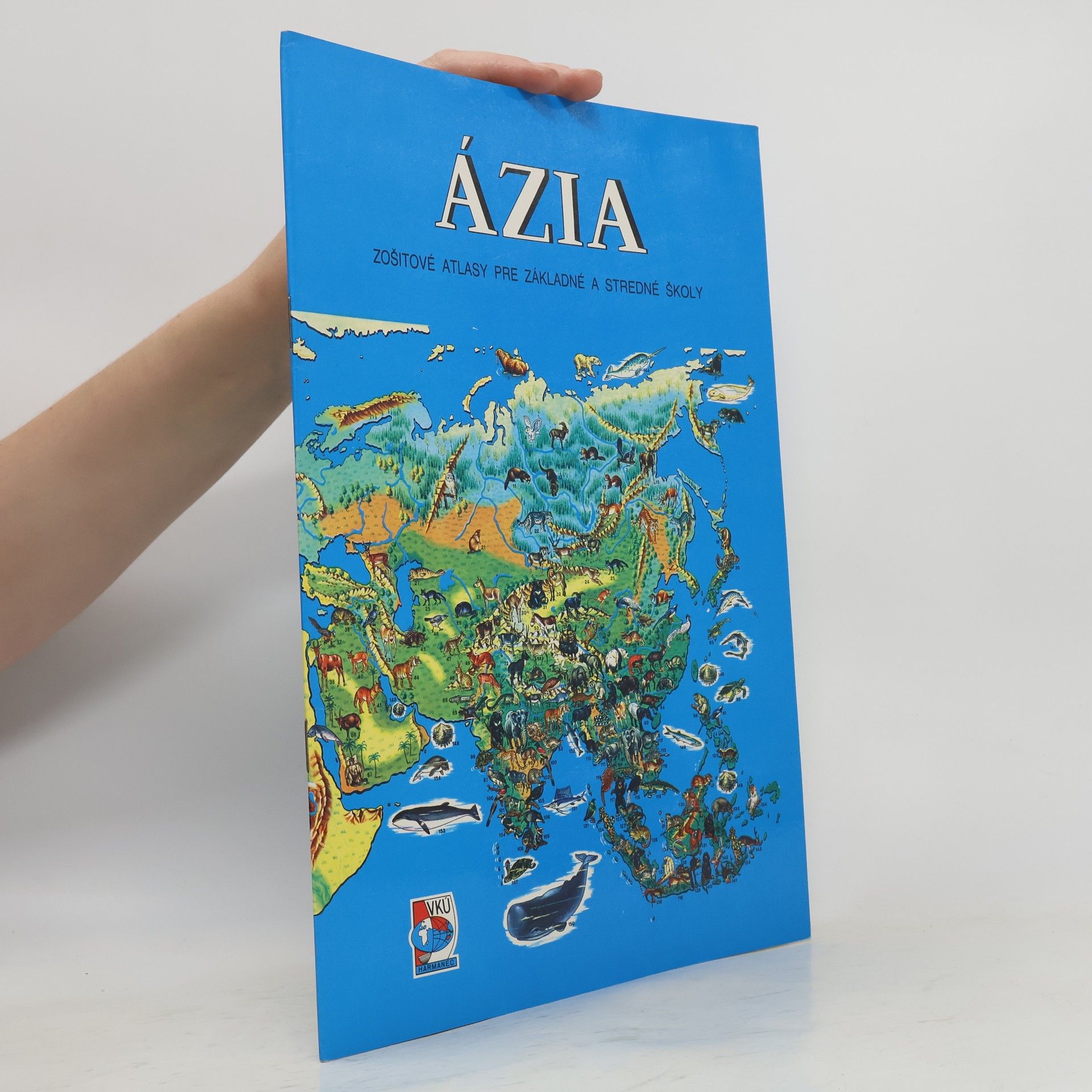 Collectif d'auteurs Ázia. Zošitové atlasy pre základné a stredné školy