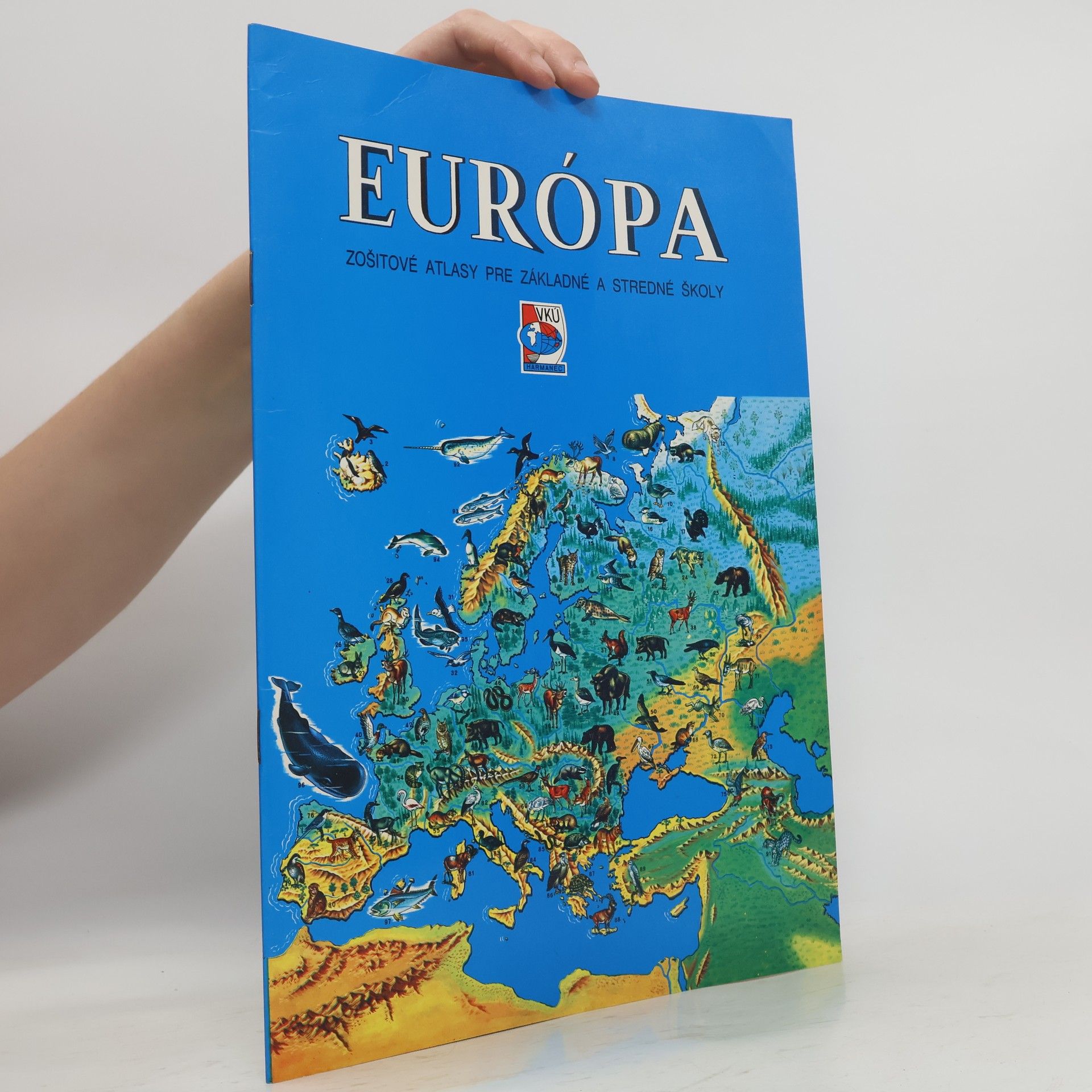 Collectif d'auteurs Európa. Zošitové atlasy pre základné a stredné školy