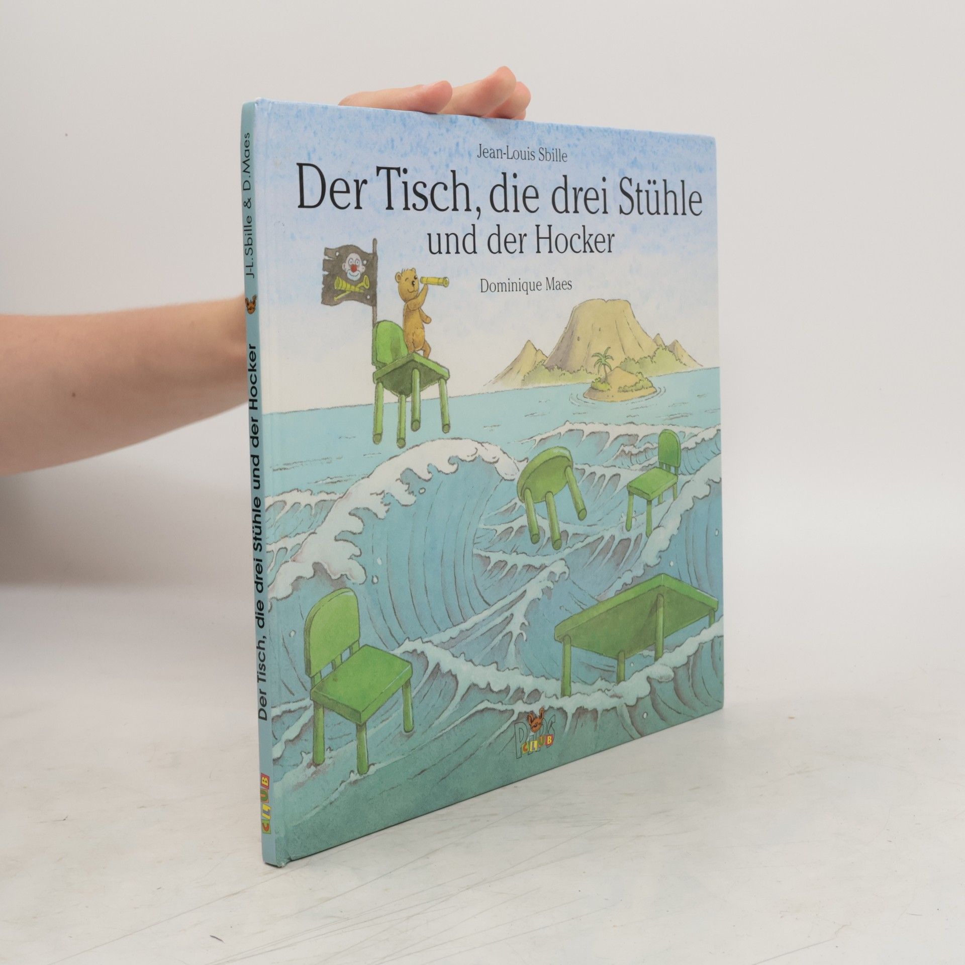 Jean Louis Sbille Der Tisch, die drei Stühle und der Hocker