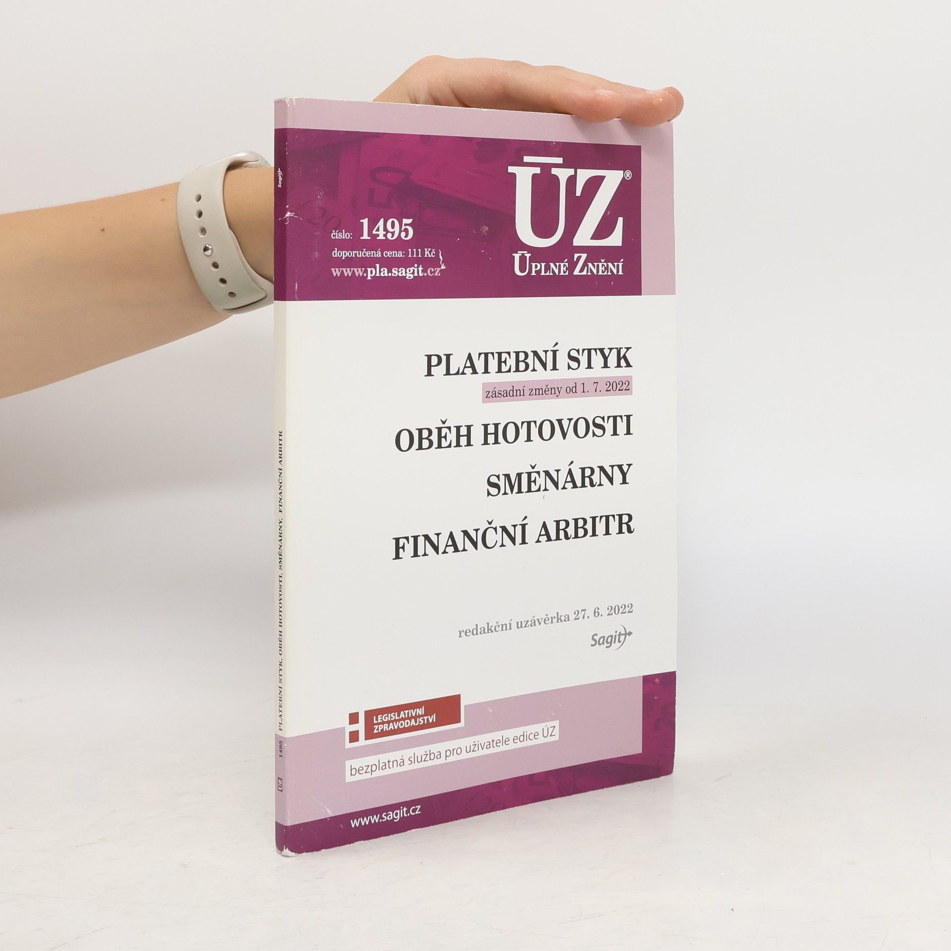 kolektiv Platební styk ; Oběh hotovosti ; Směnárny ; Finanční arbitr