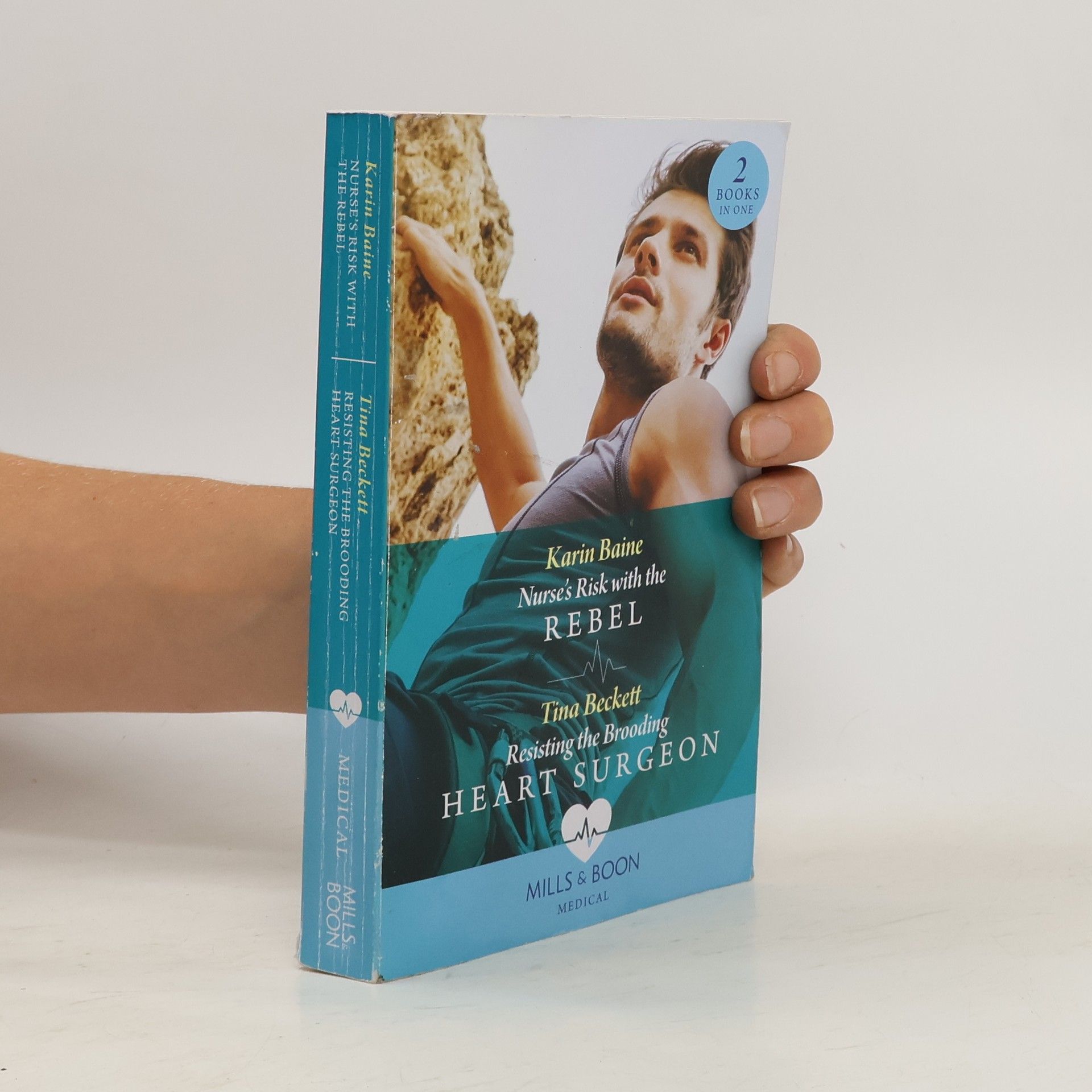 Karin Baine Nurse's Risk With The Rebel / Resisting The Brooding Heart Surgeon - 2 Books in 1