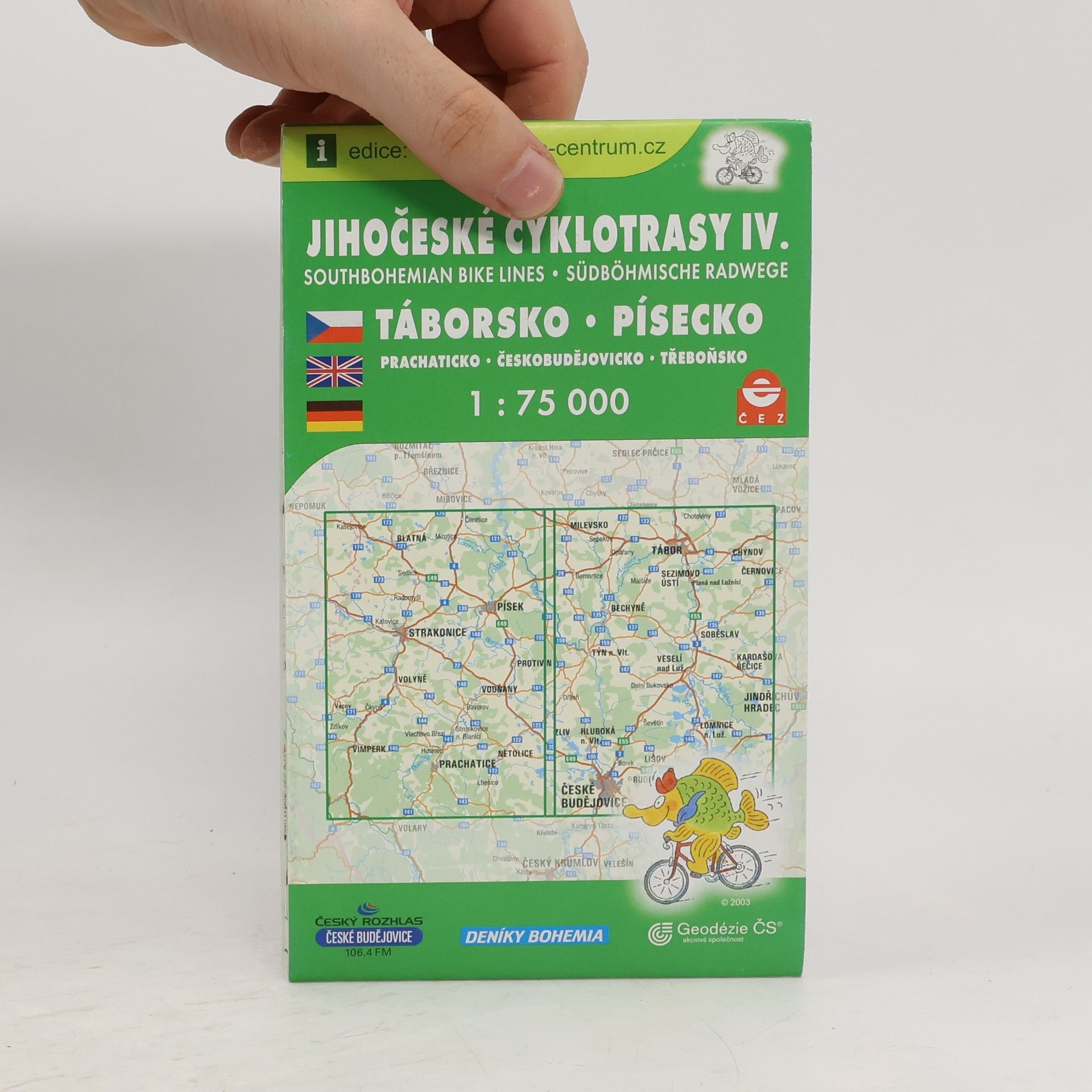 Collectif d'auteurs Jihočeské cyklotrasy IV. Southbohemian Bike Lines. Südböhmische Radwege