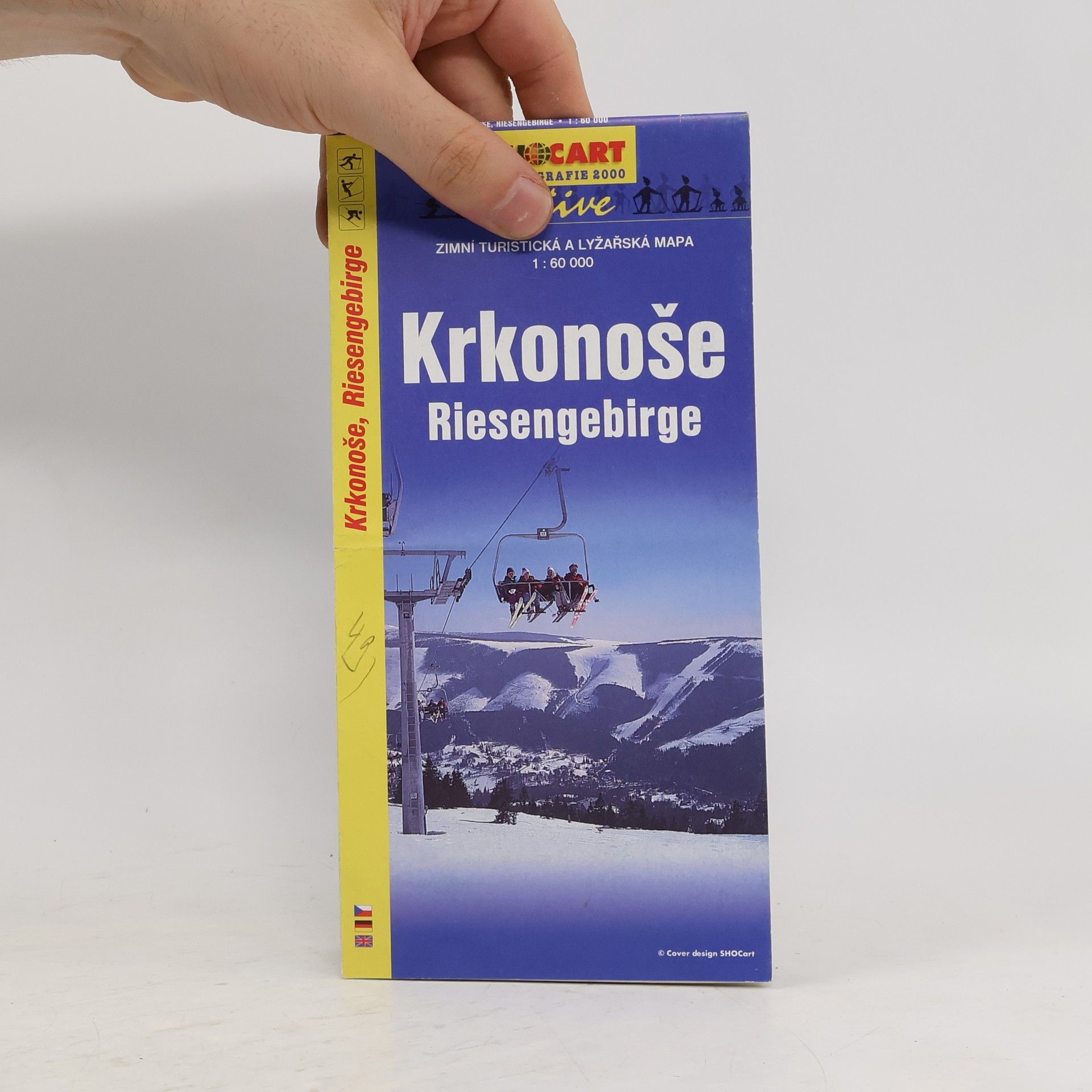 Autores varios Krkonoše. Riesengebirge. Zimní turistická a lyžařská mapa 1:60 000