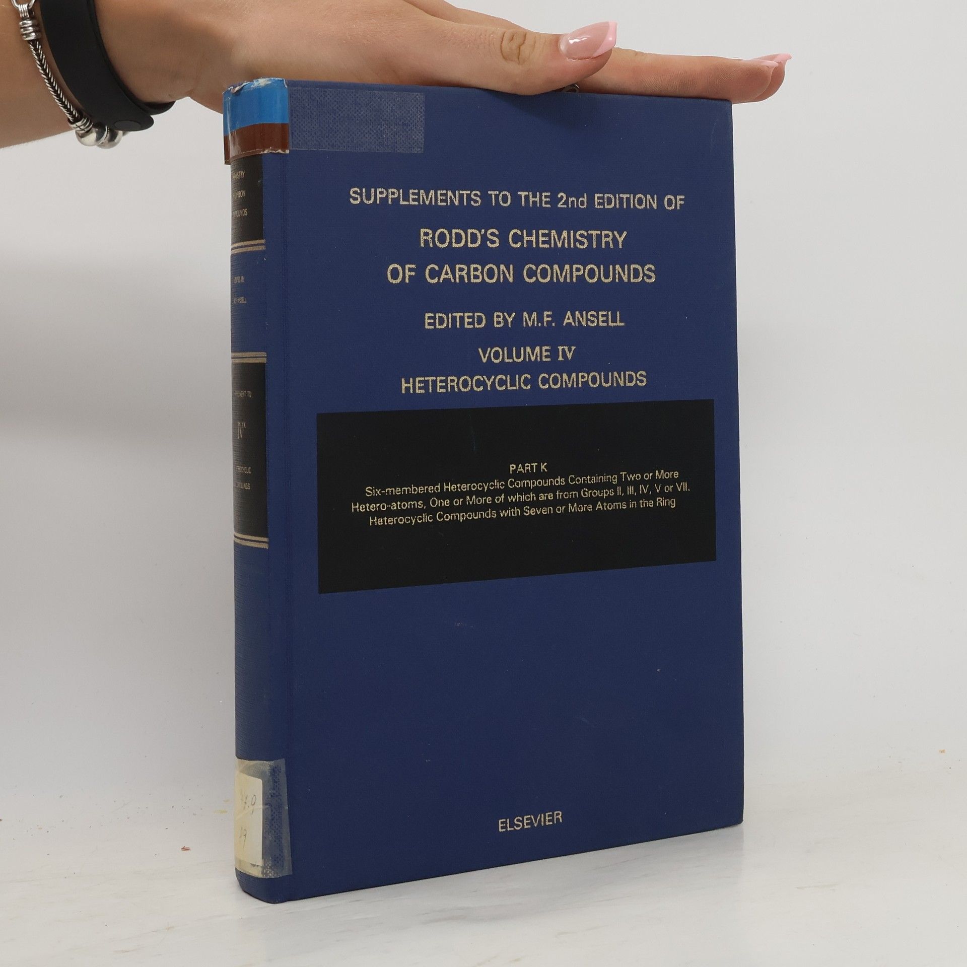 Martin F. Ansell Rood's Chemistry of Carbon Compounds. Vol. IV