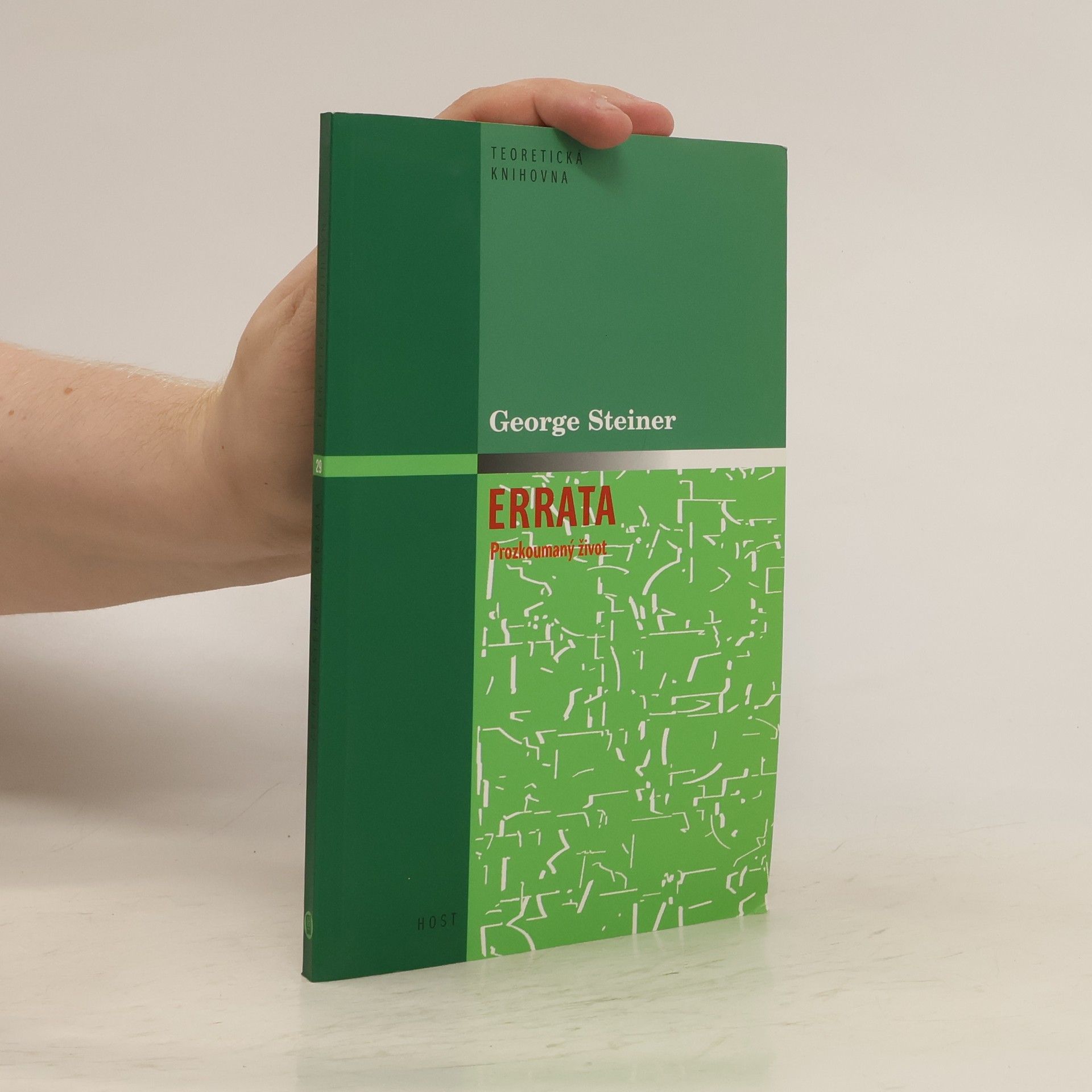 George Steiner Errata. Prozkoumaný život