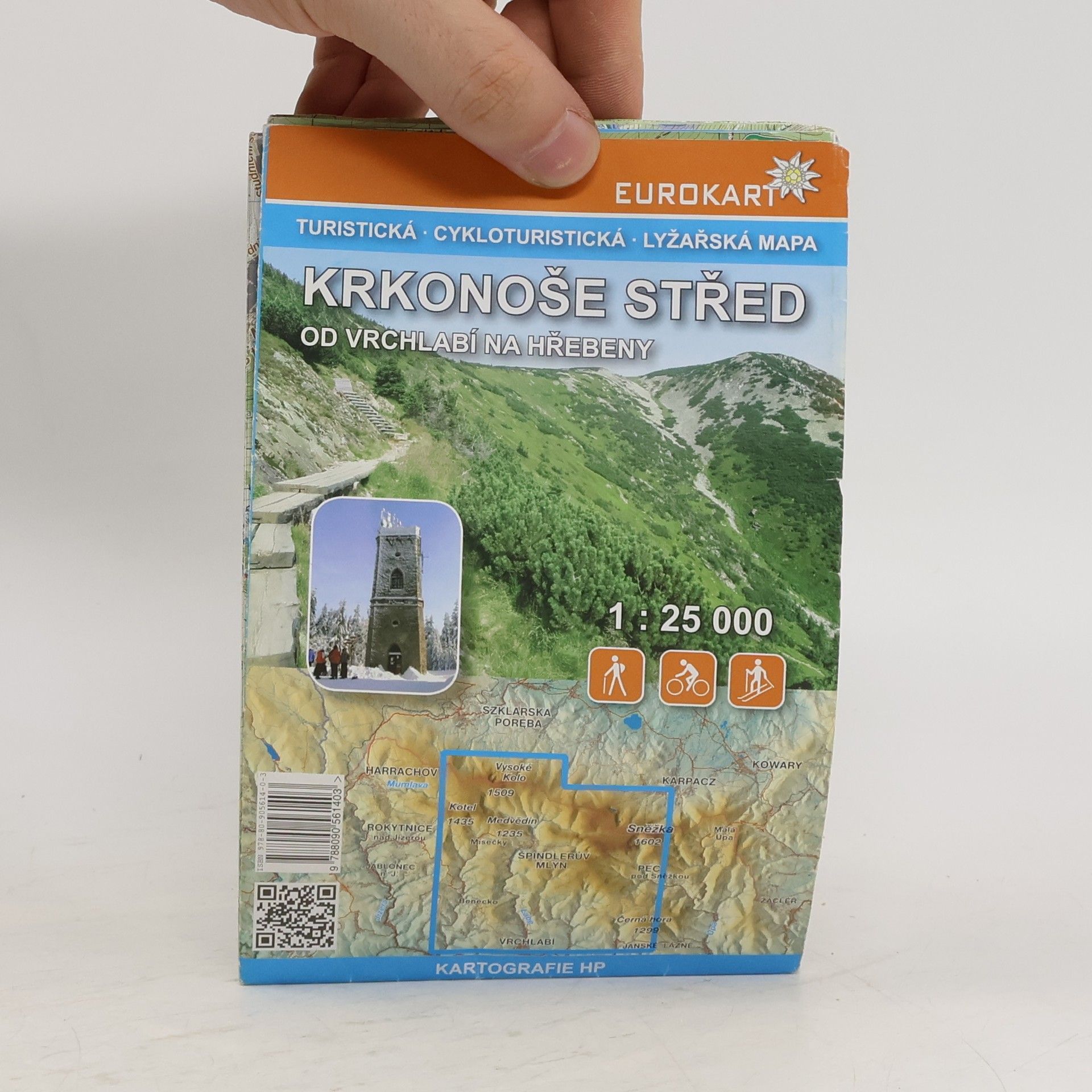 Kolektiv autorů Krkonoše střed od Vrchlabí na hřebeny