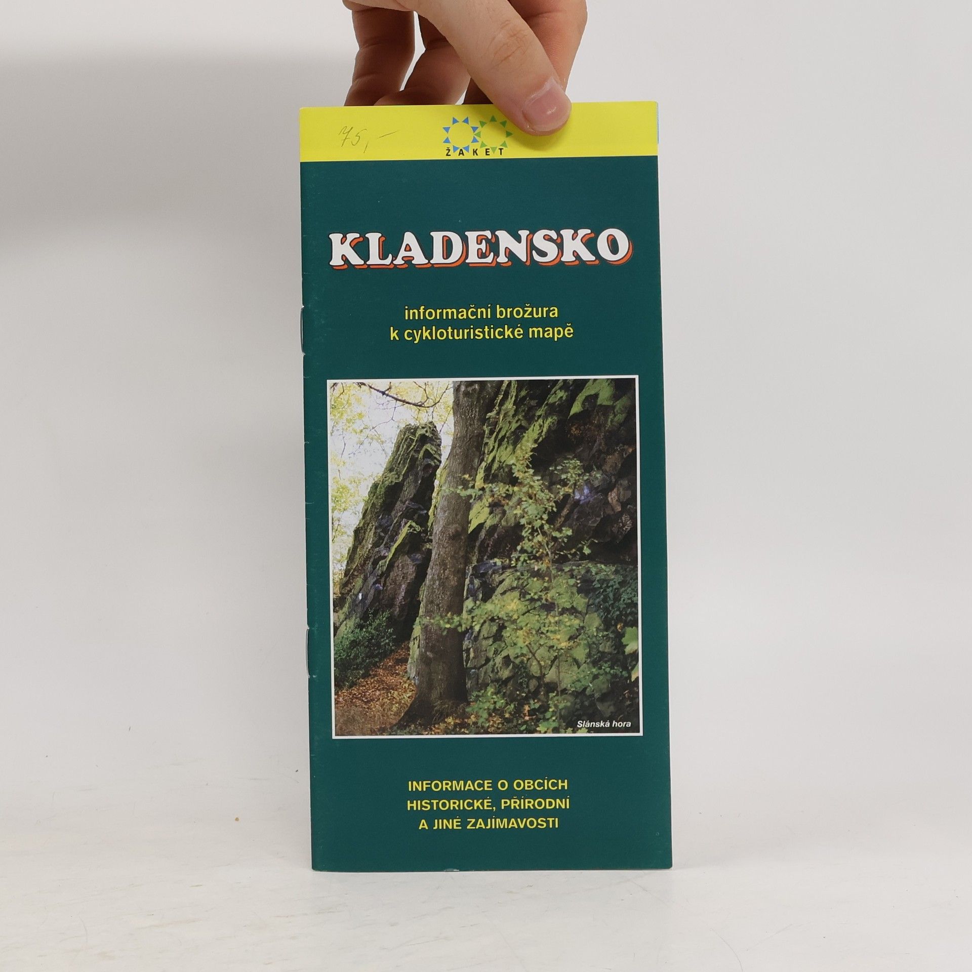 Kladensko 1:75 000 cykloturistická mapa