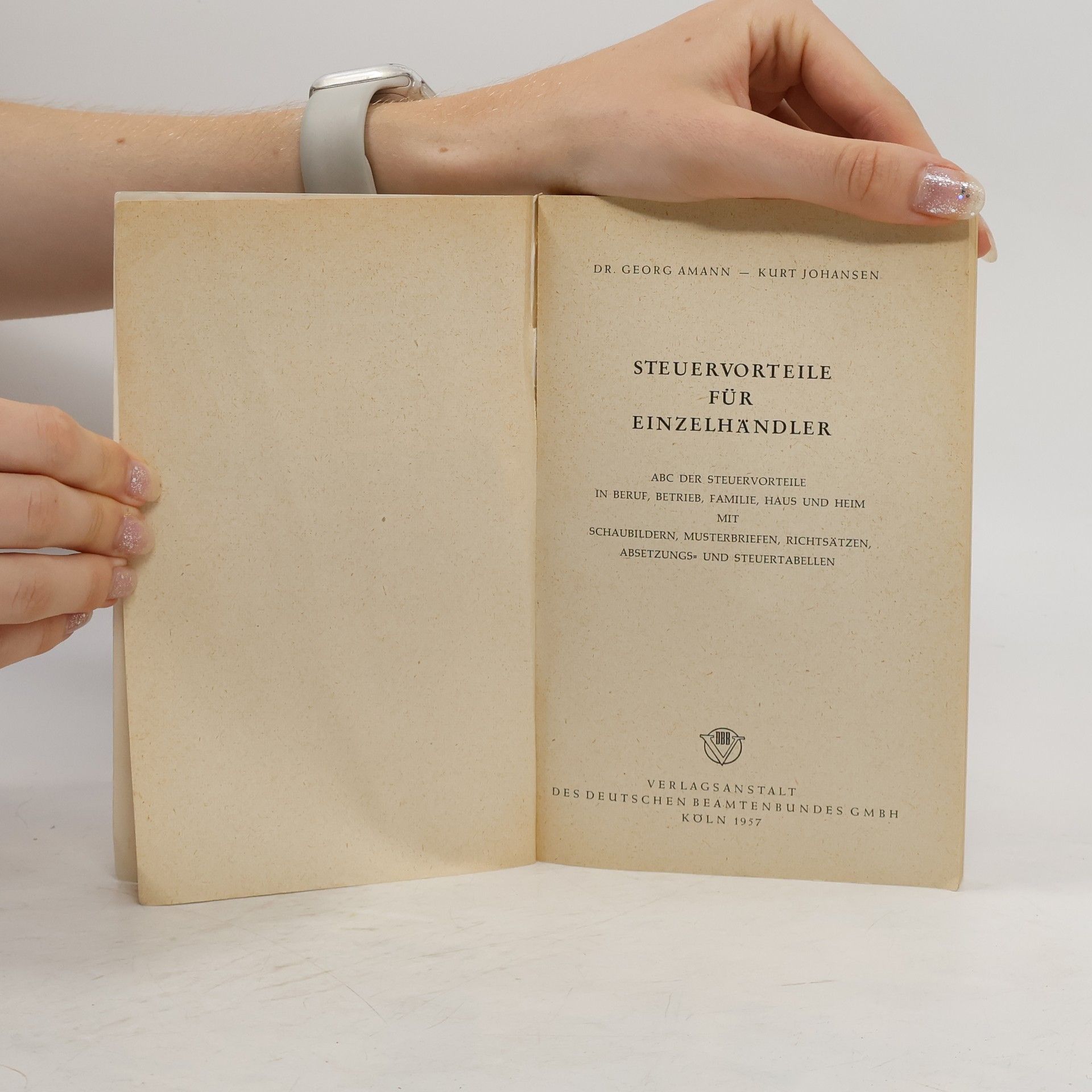 Georg Amann Steuervorteile für Einzelhändler