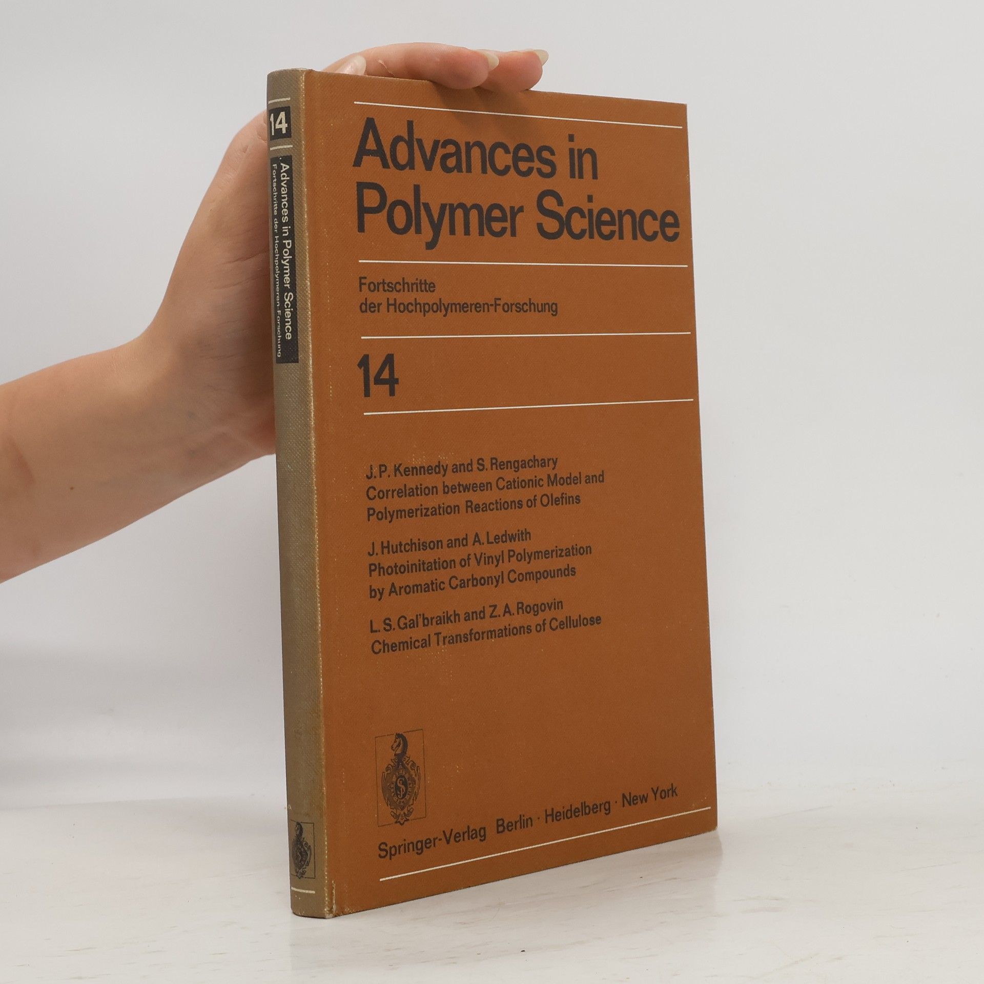 H.-J. Cantow Advances in Polymer Science 14