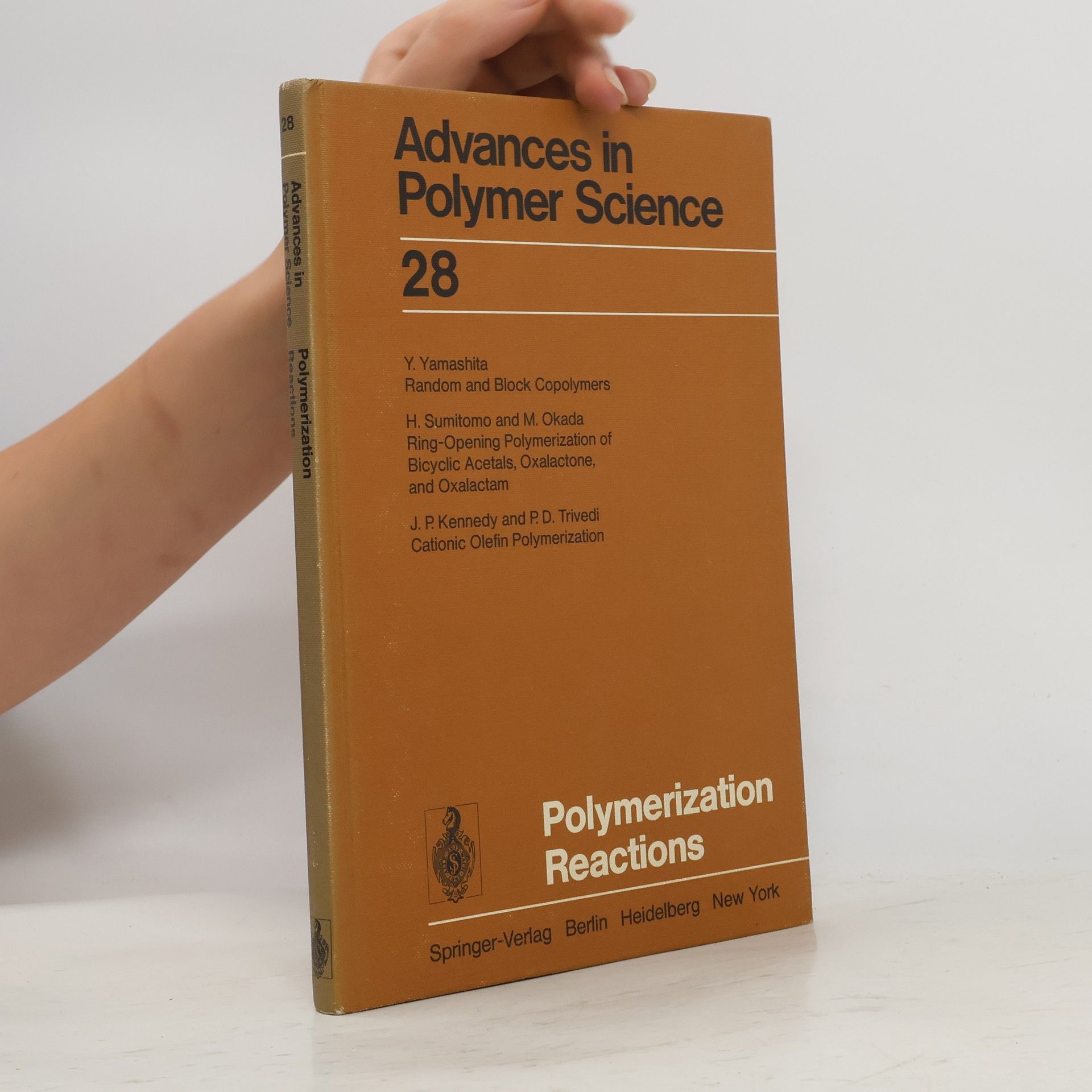 Yuya Yamashita Advances in Polymer Science 28. Polymerization Reactions