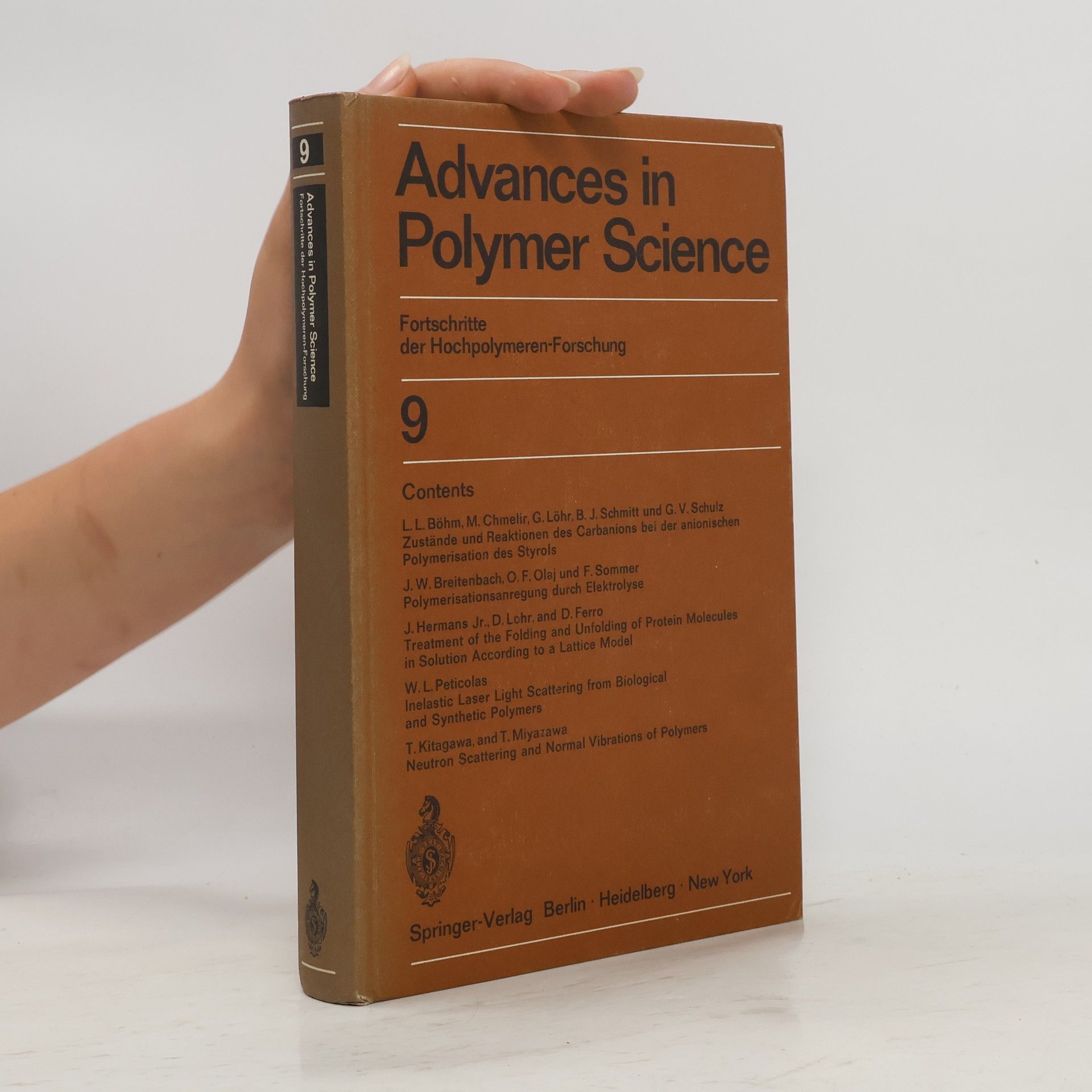 kolektiv Advances in Polymer Science 9