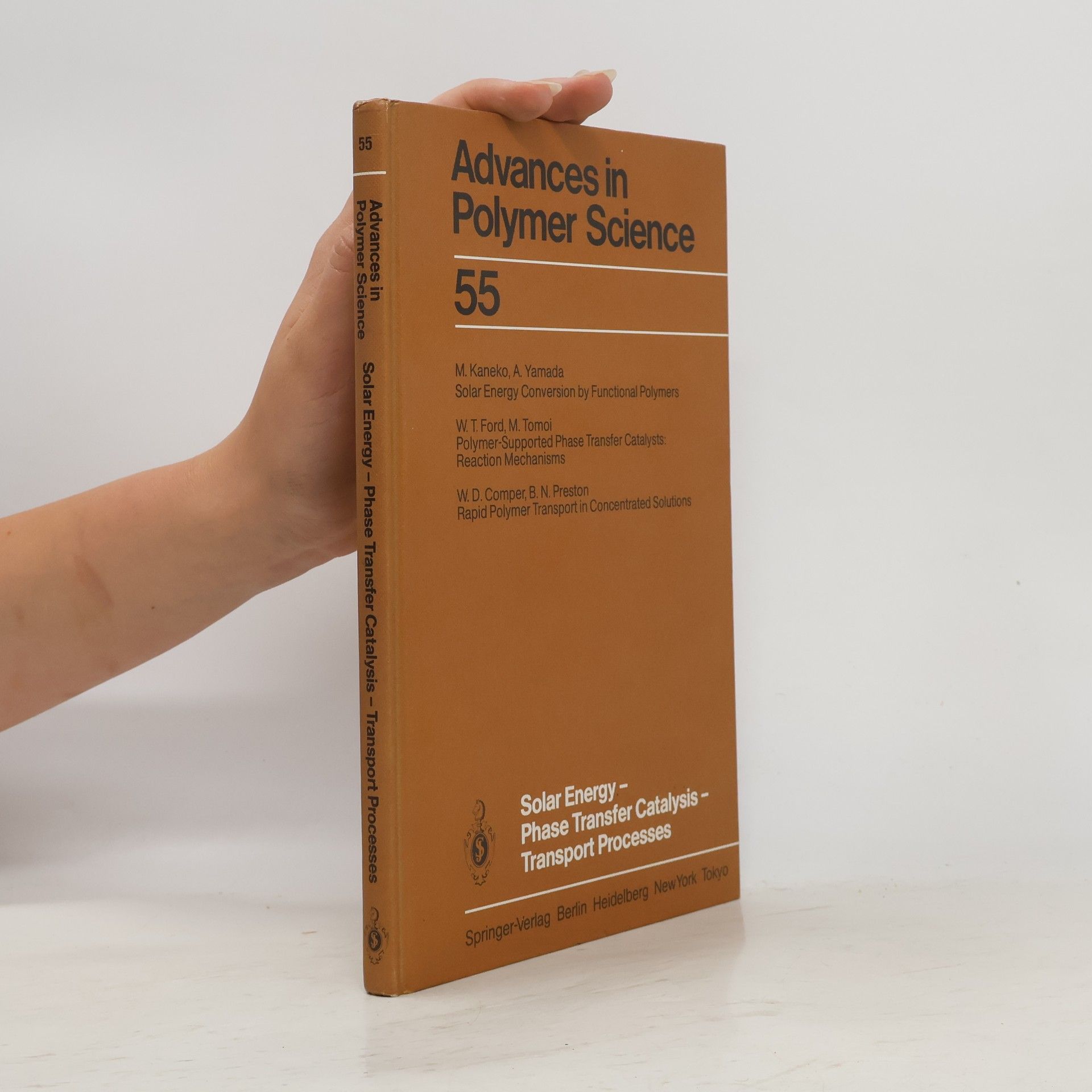 Wayne D. Comper Solar energy, phase transfer catalysis, transport processes