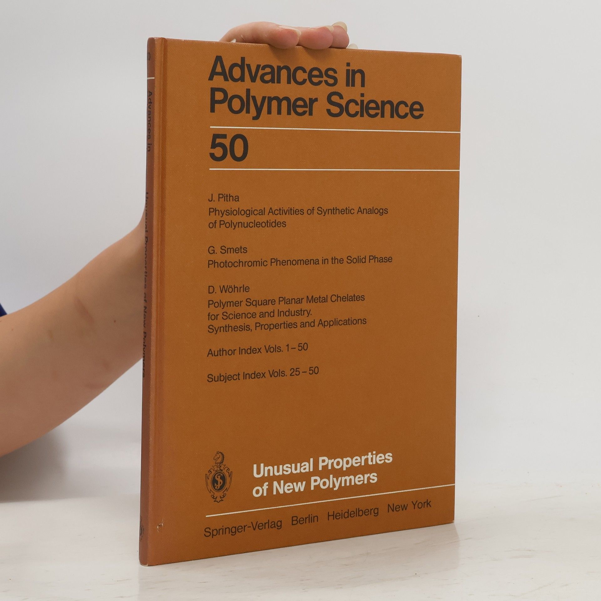 Josef Pithart Unusual properties of new polymers