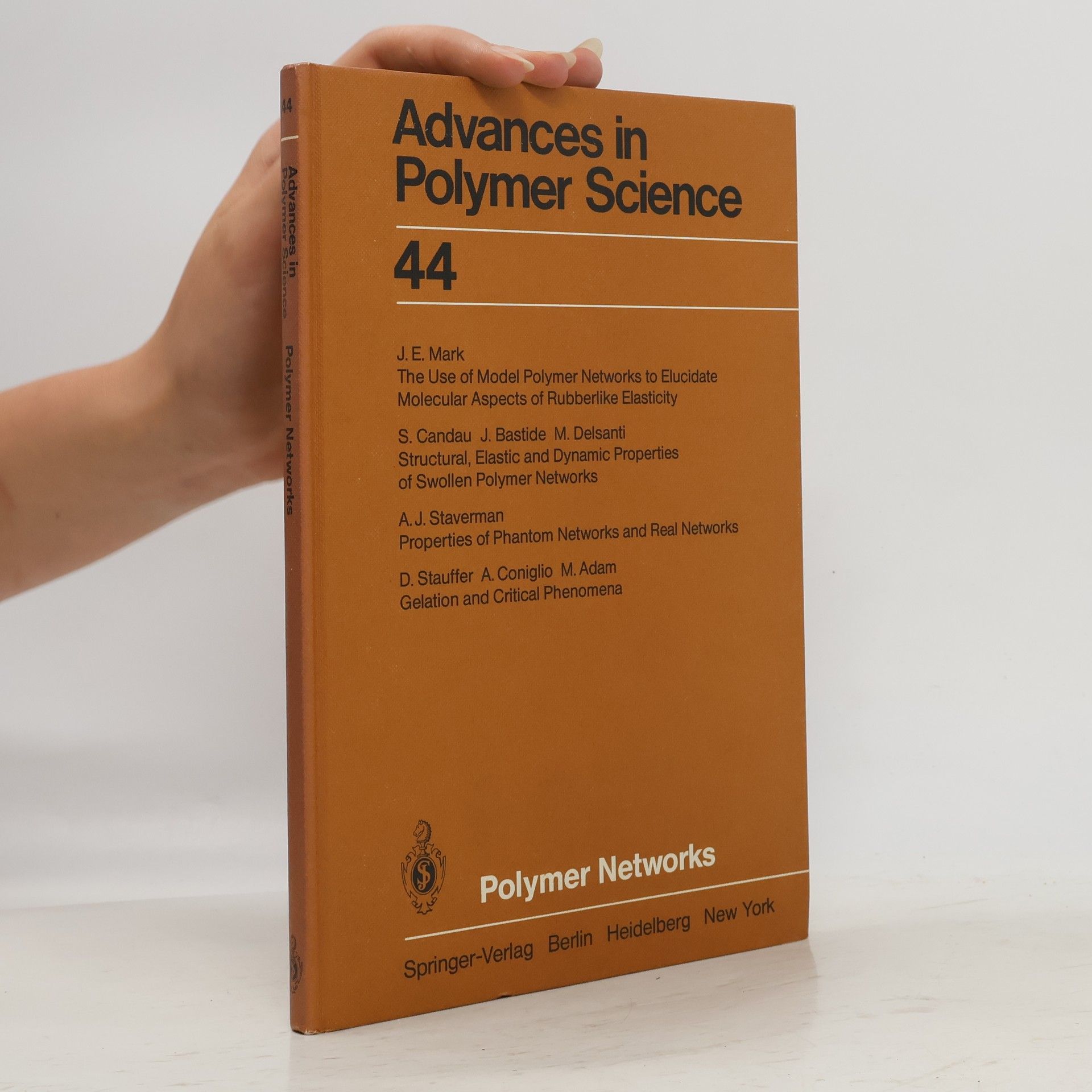 J. E. Mark Advances in Polymer Science 44