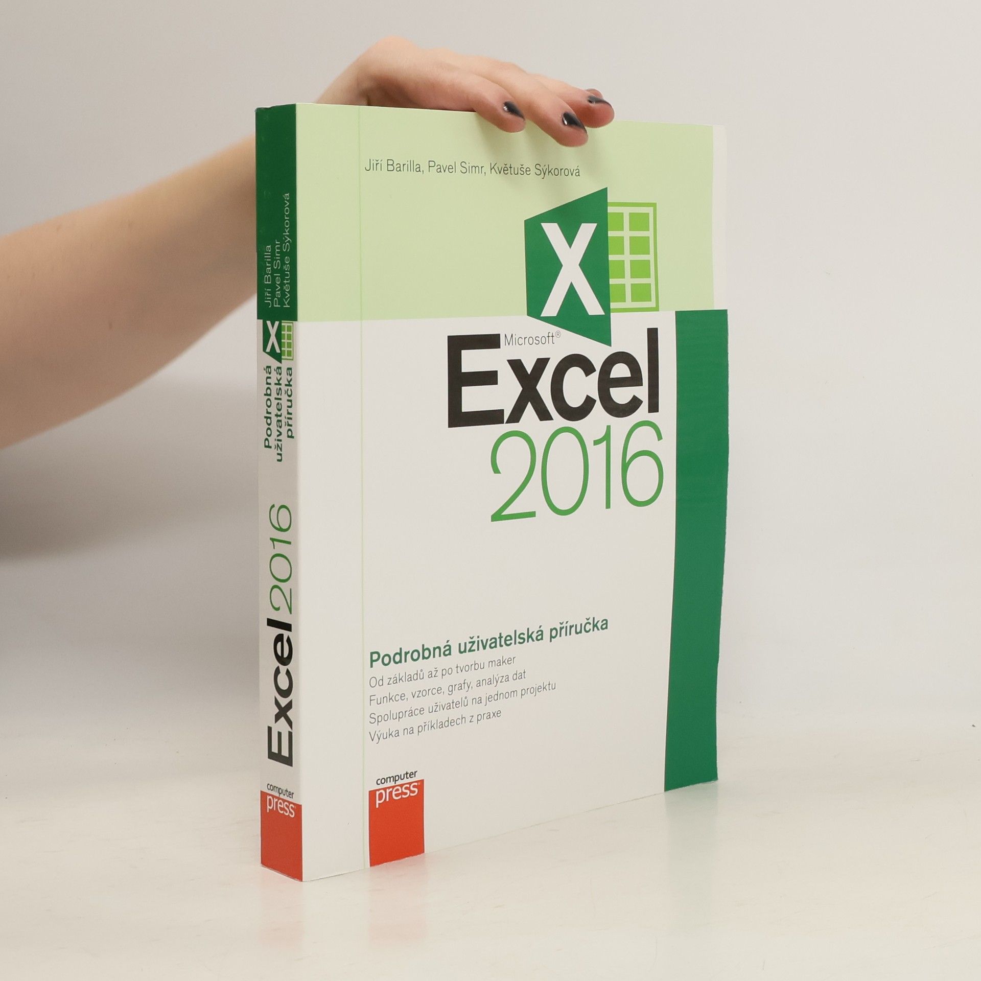 Jiří Barilla Microsoft Excel 2016 : podrobná uživatelská příručka