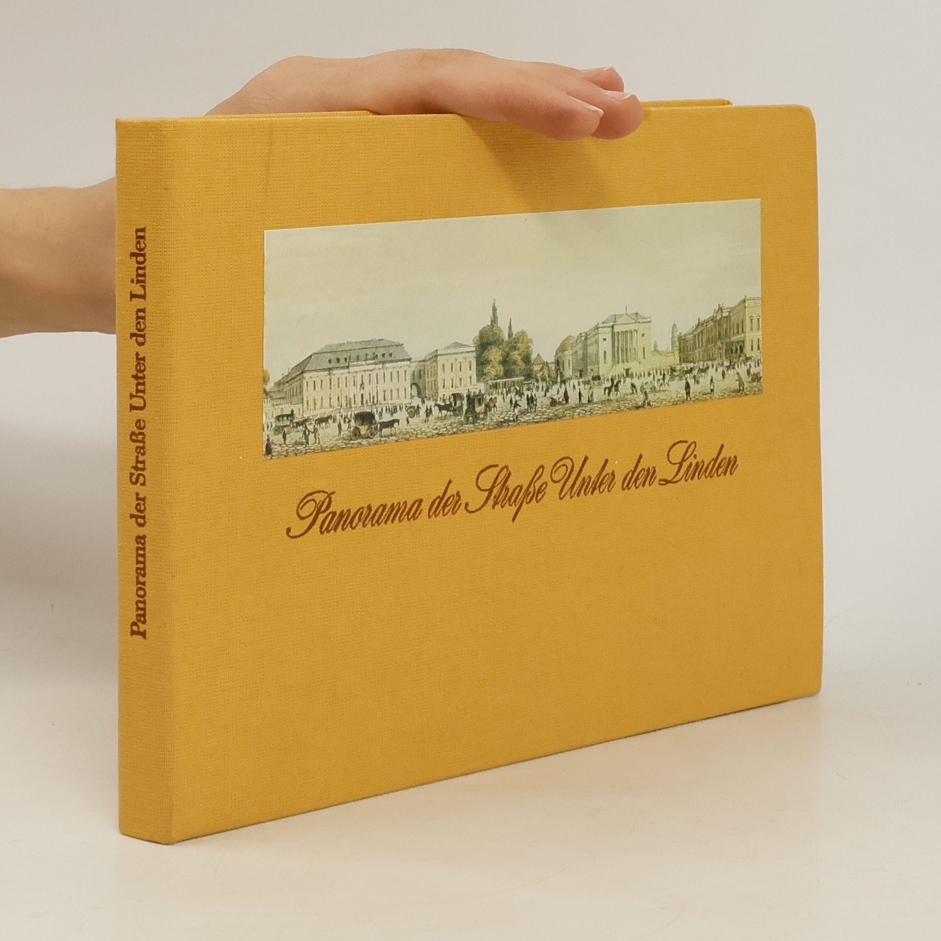 Winfried Löschburg Panorama der Straße Unter den Linden