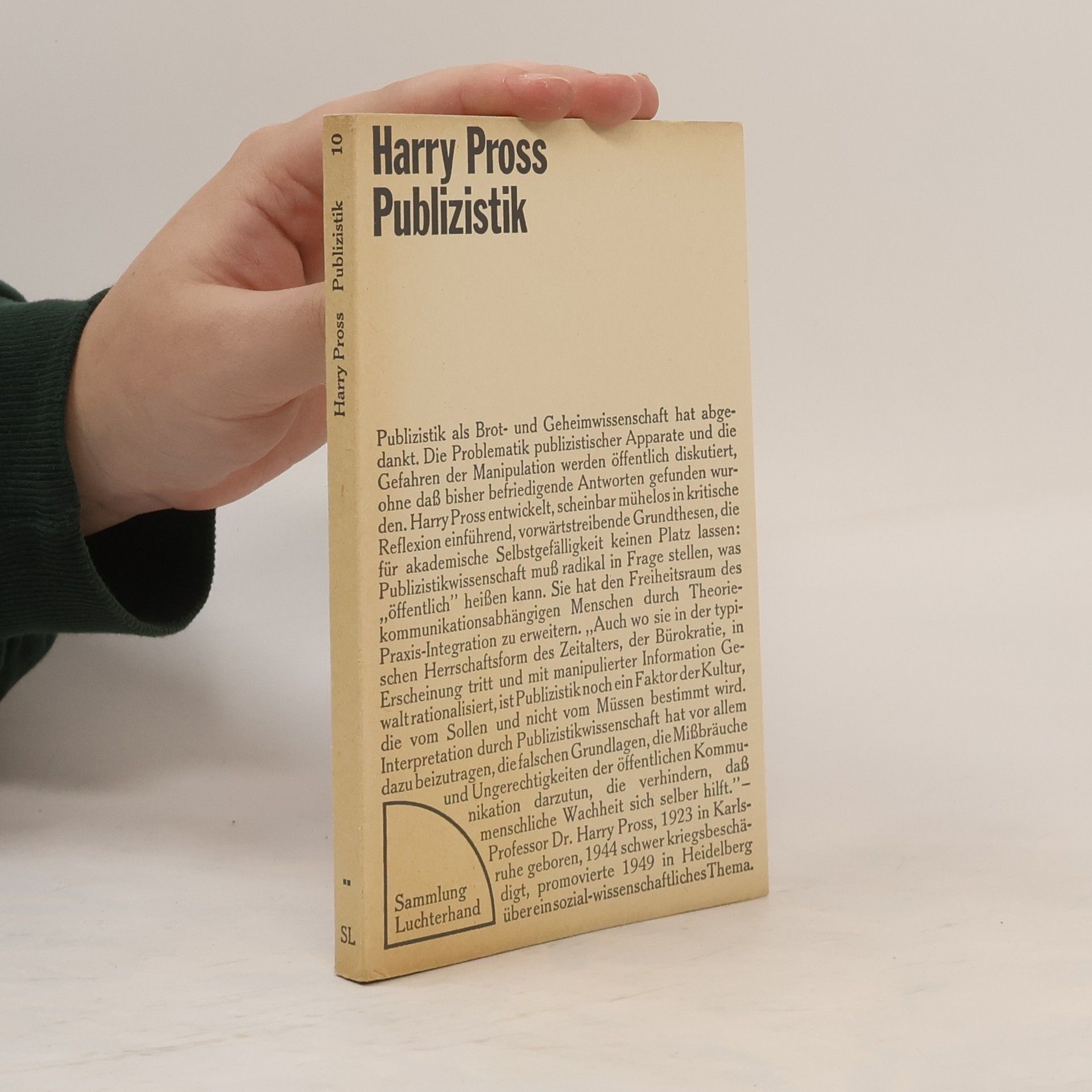 Harry Pross Publizistik