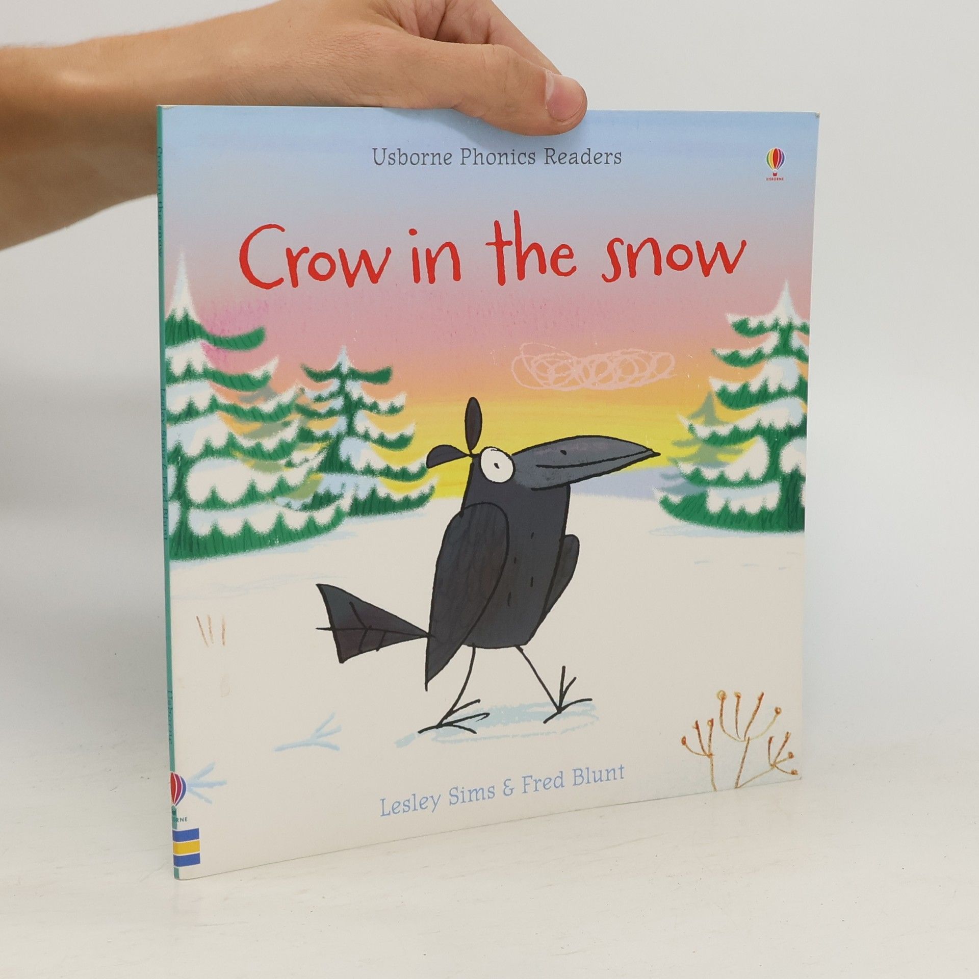 Lesley Sims Crow in the Snow