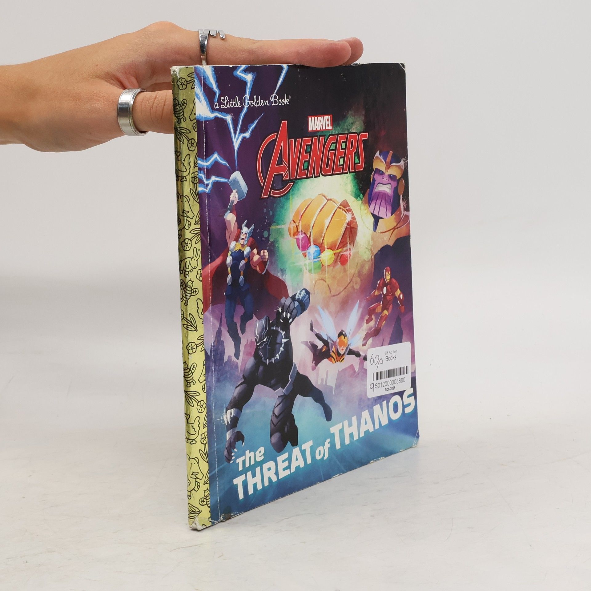 Arie Kaplan The Threat of Thanos (Marvel Avengers) (Little Golden Book)