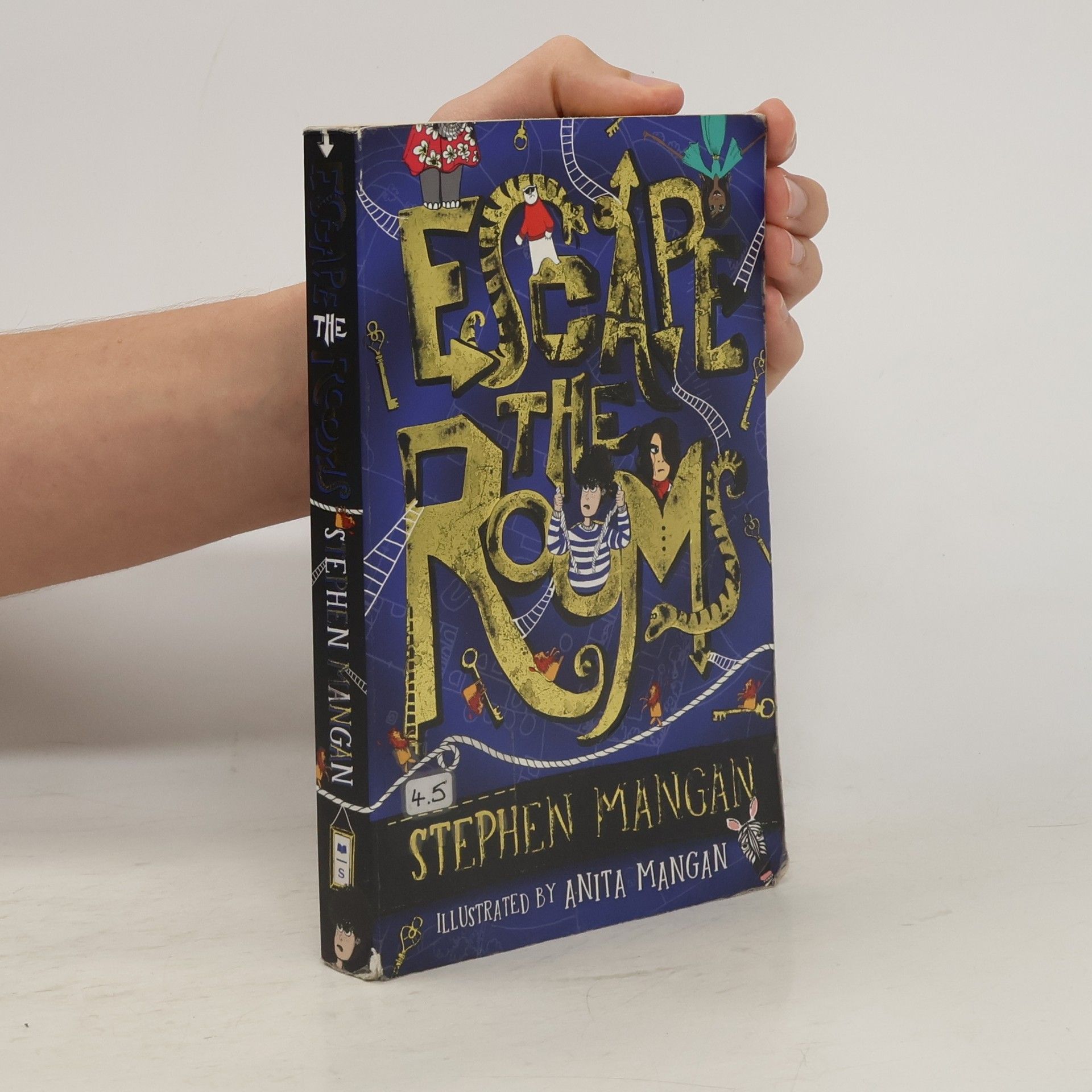 Stephen Mangan Escape the Rooms (the laugh-out-loud funny and mind-blowingly brilliant new book for kids!)