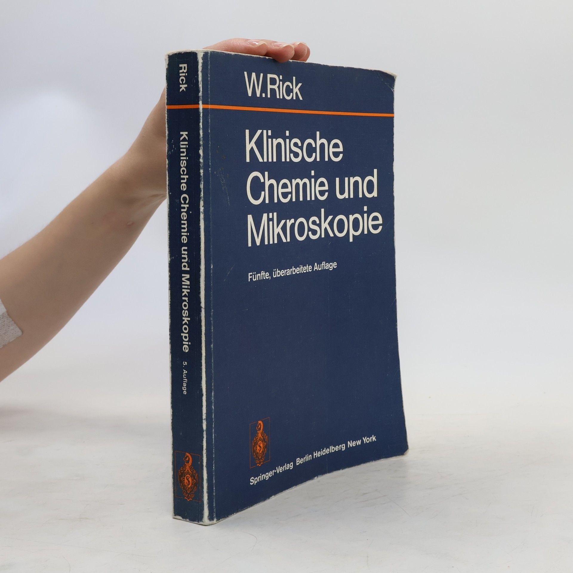 Wirnt Rick Klinische Chemie Und Mikroskopie. Eine Einfuhrung