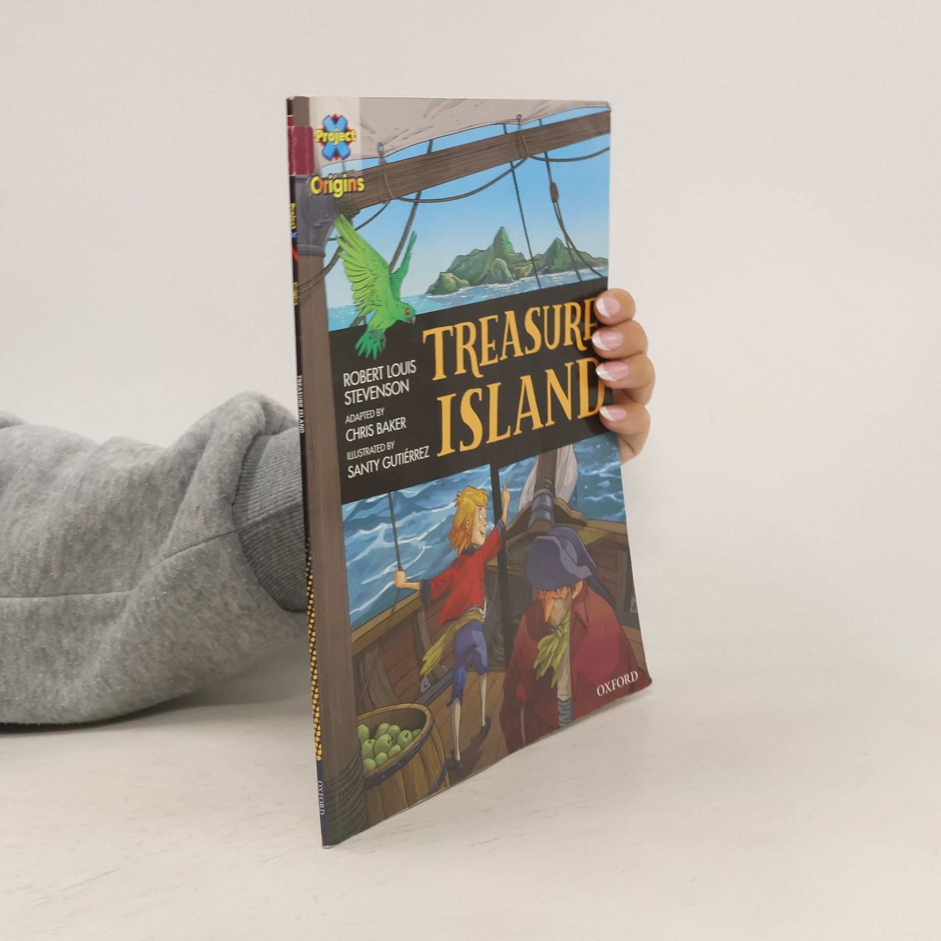 Robert Louis Stevenson Project X Origins Graphic Texts: Dark Red Book Band, Oxford Level 17: Treasure Island