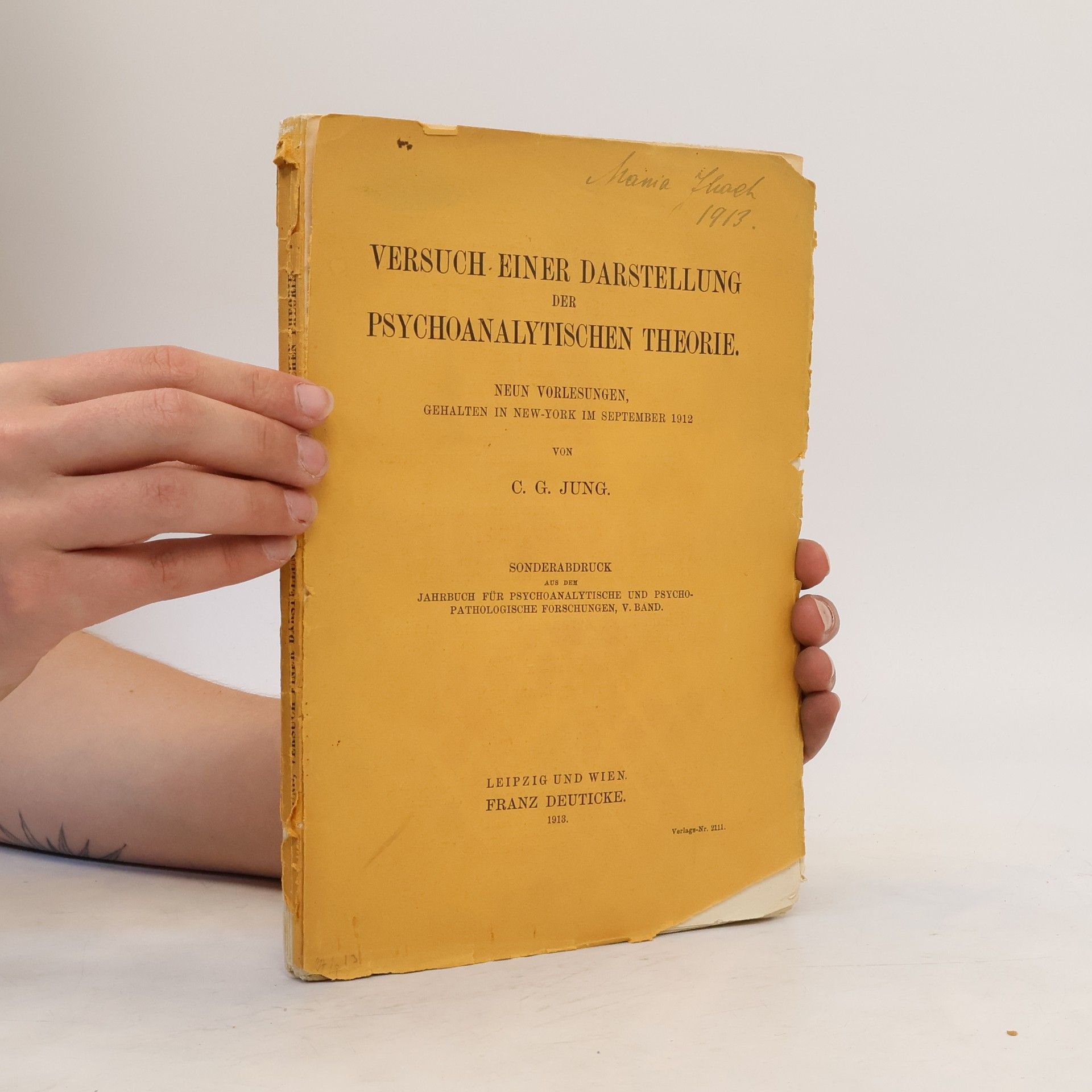 Carl Jung Versuch einer Darstellung der Psychoanalytischen Theorie