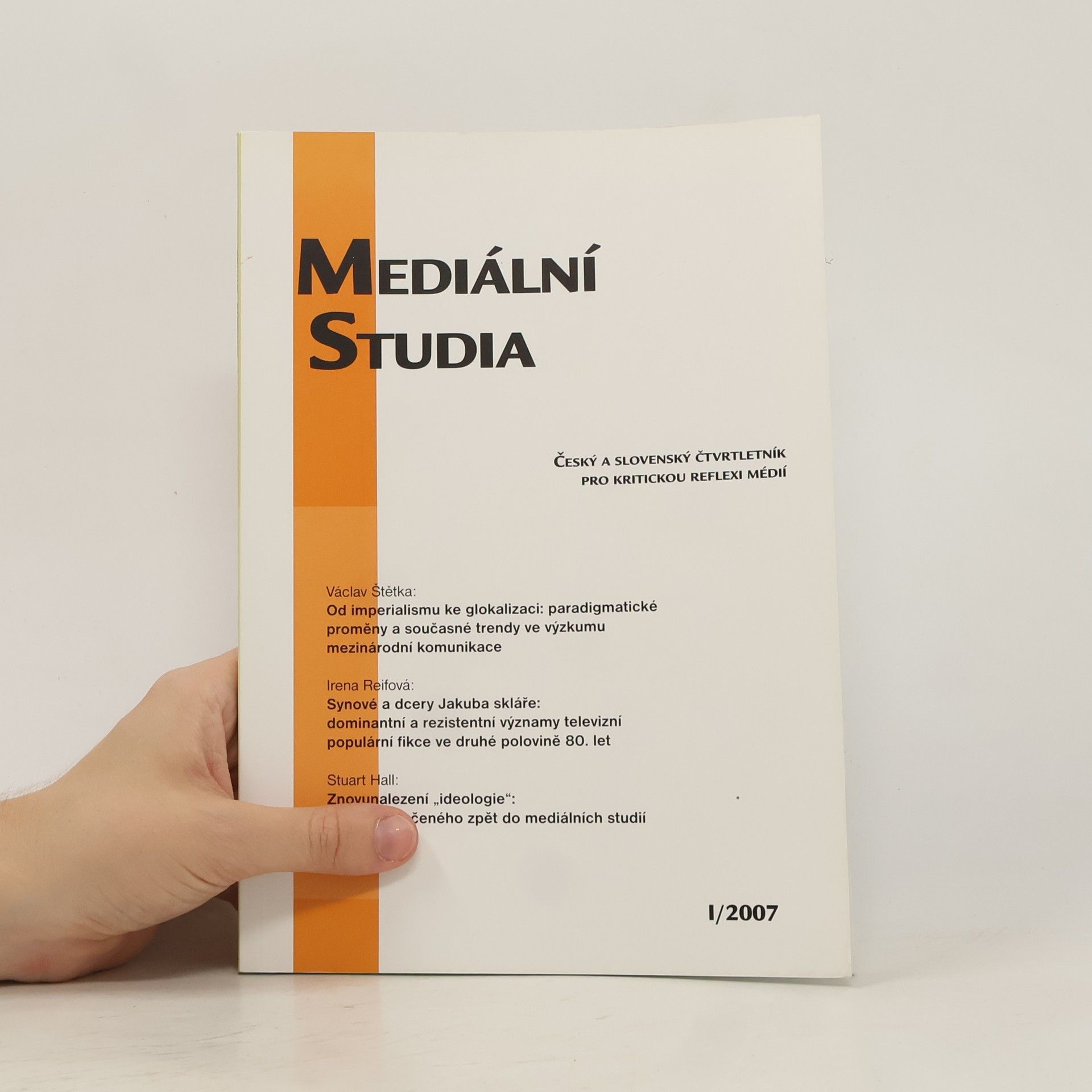 kolektiv Mediální studia I/2007