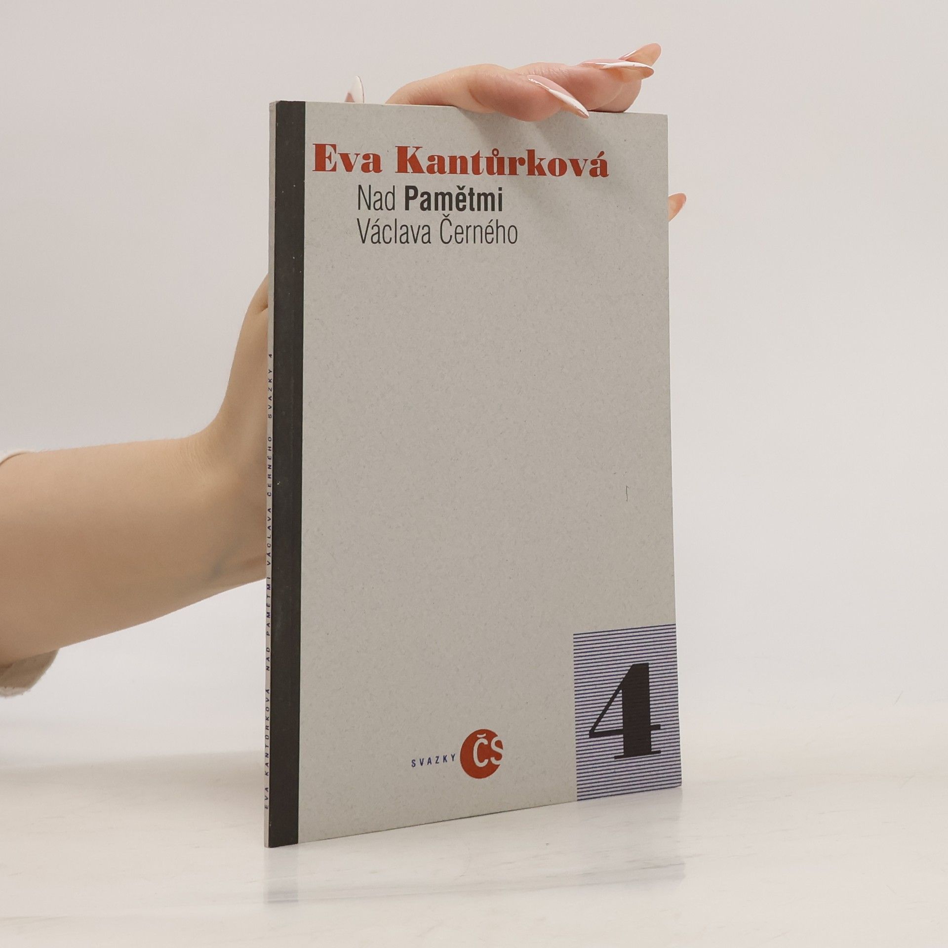 Eva Kantůrková Nad Pamětmi Václava Černého