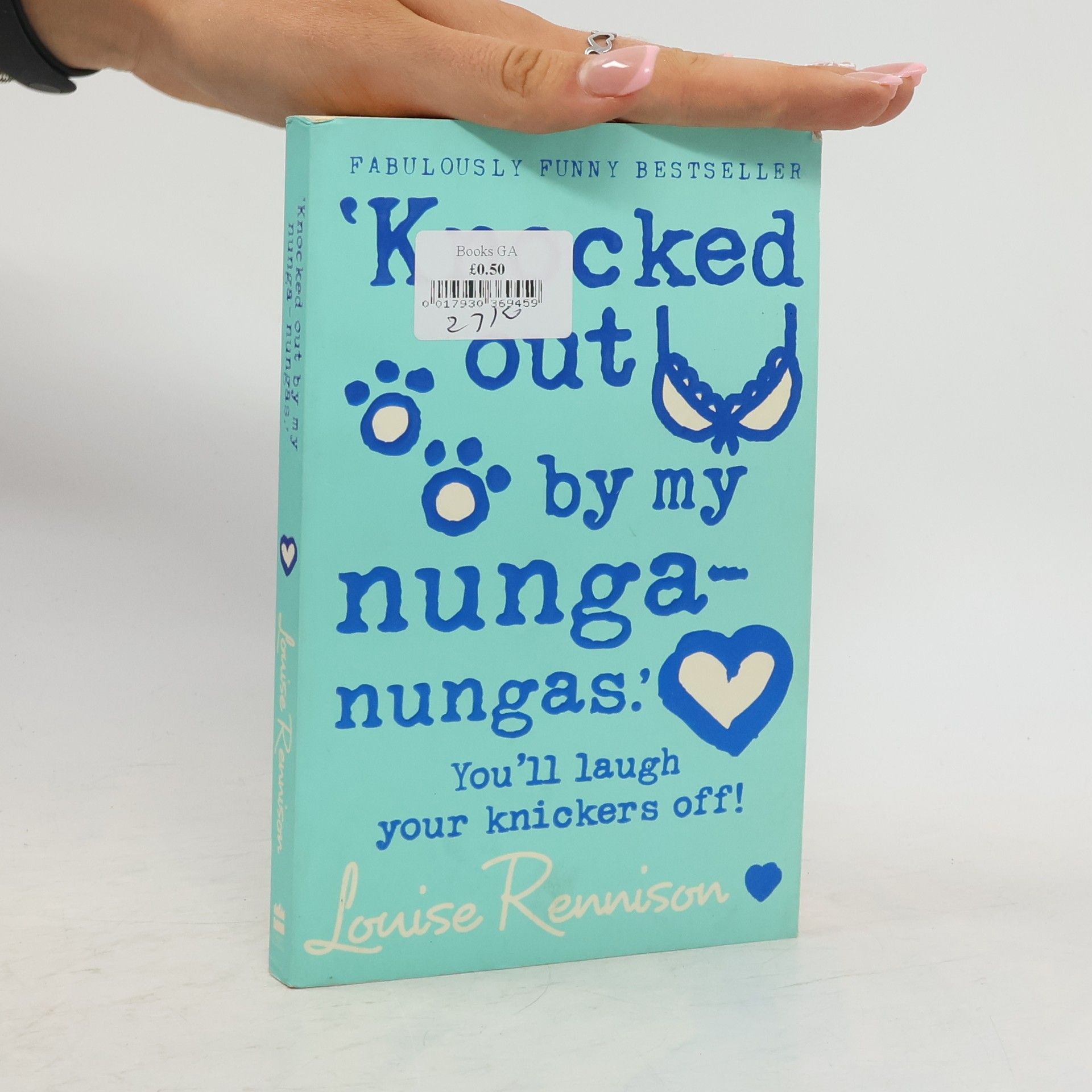 Louise Rennison `Knocked out by my nunga-nungas.'