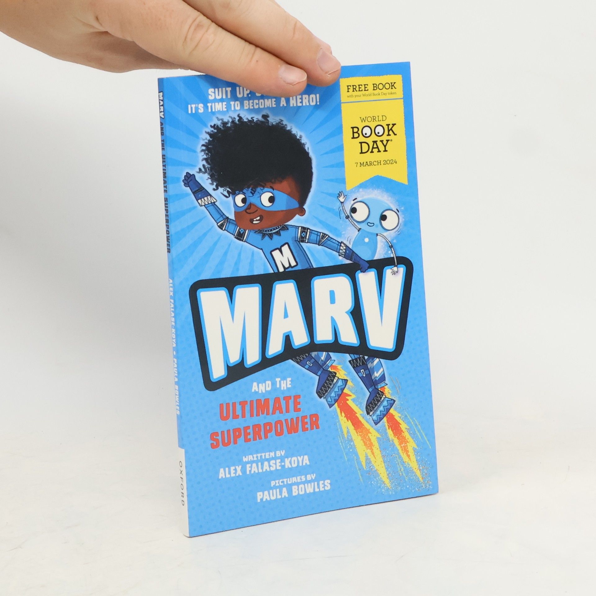Alex FalaseKoya Marv and the Ultimate Superpower World Book Day 2024