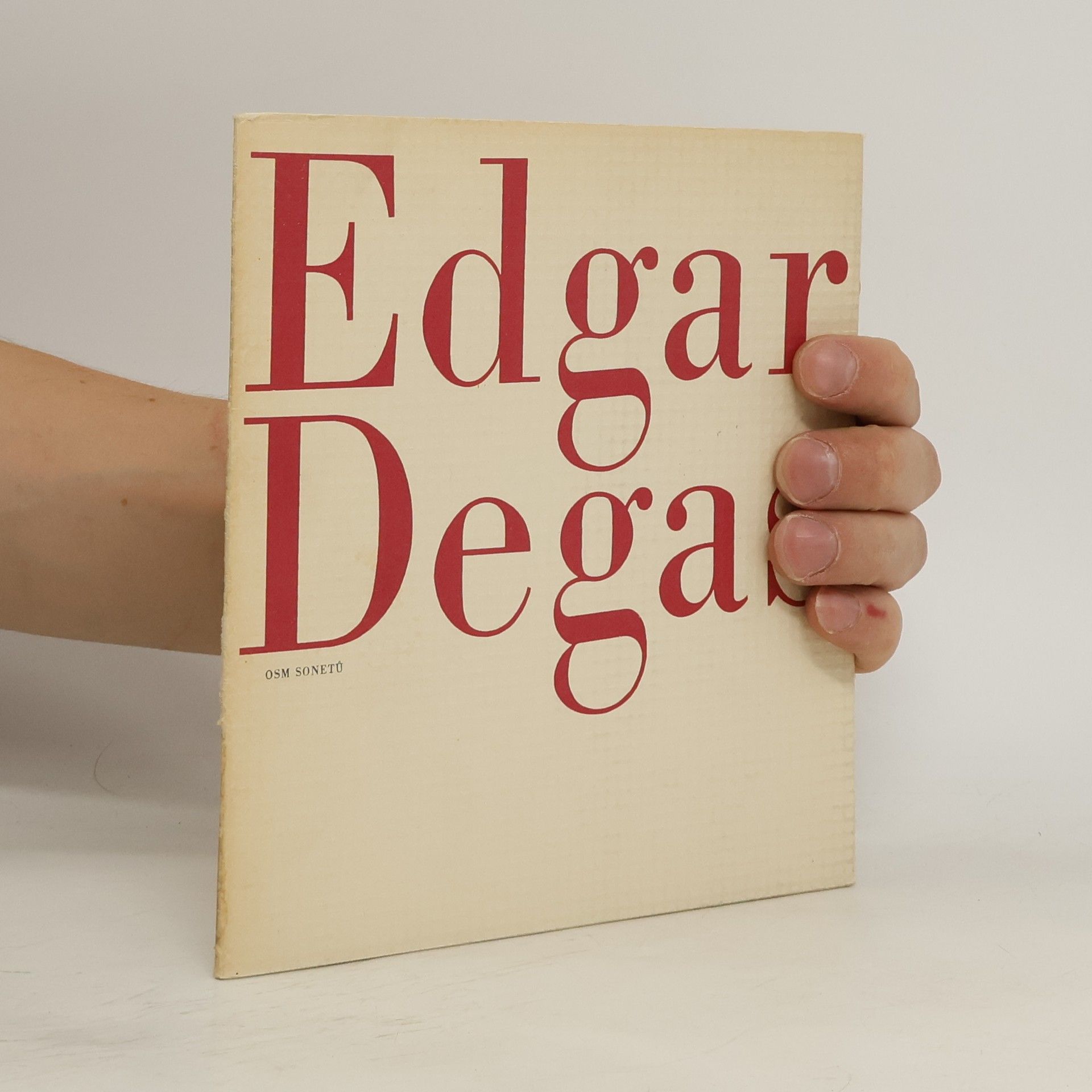 Edgar Degas Osm sonetů