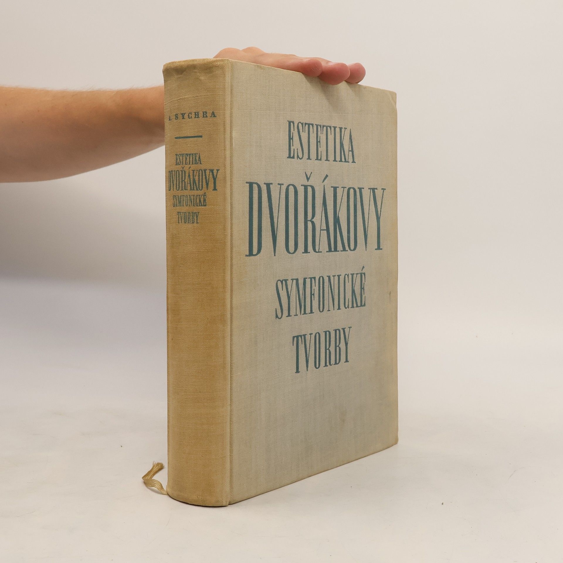 Antonín Sychra Estetika Dvořákovy symfonické tvorby (A4, Ocpl, 556 s., 26 vyobr., notová příloha)