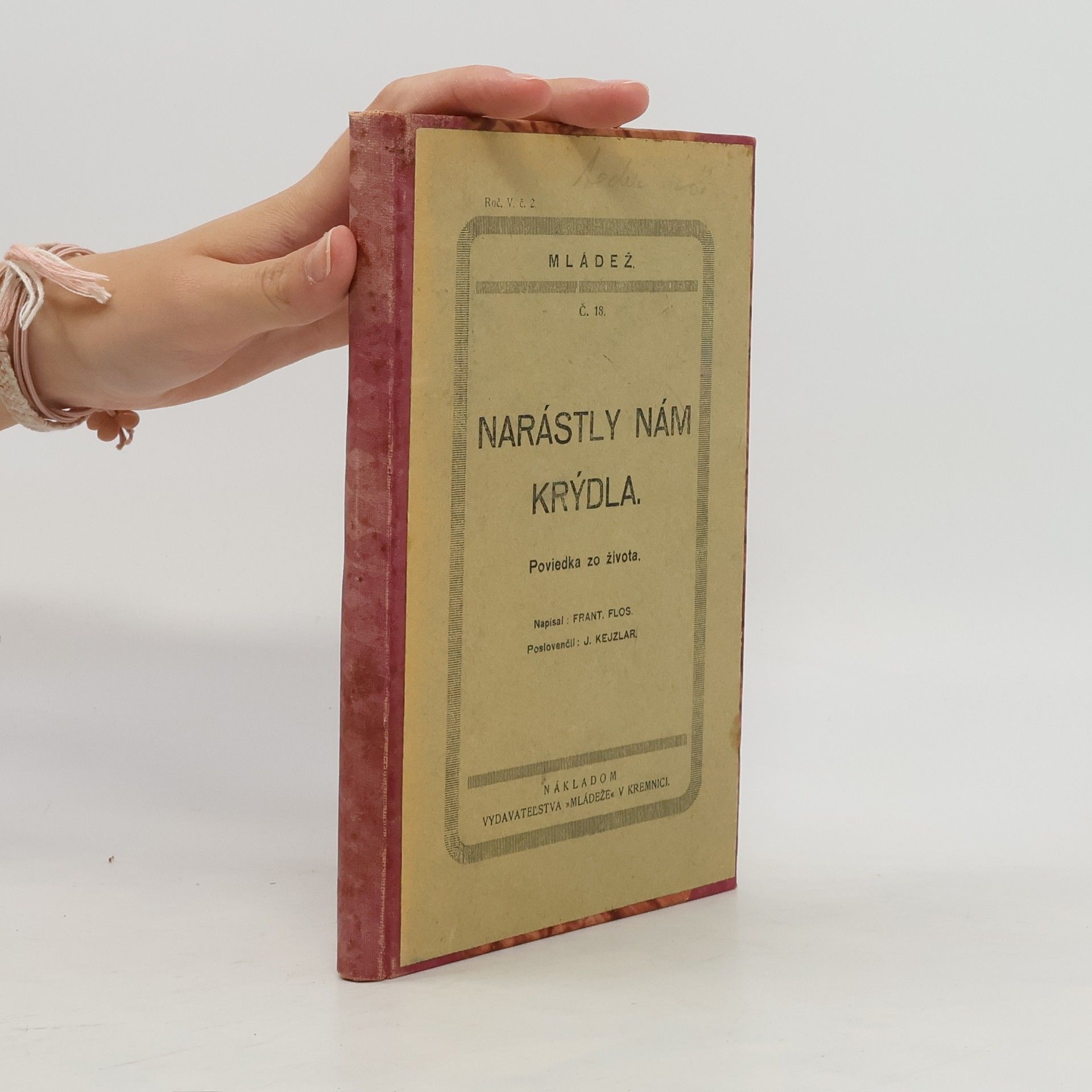 František Flos Narástly nám krýdla