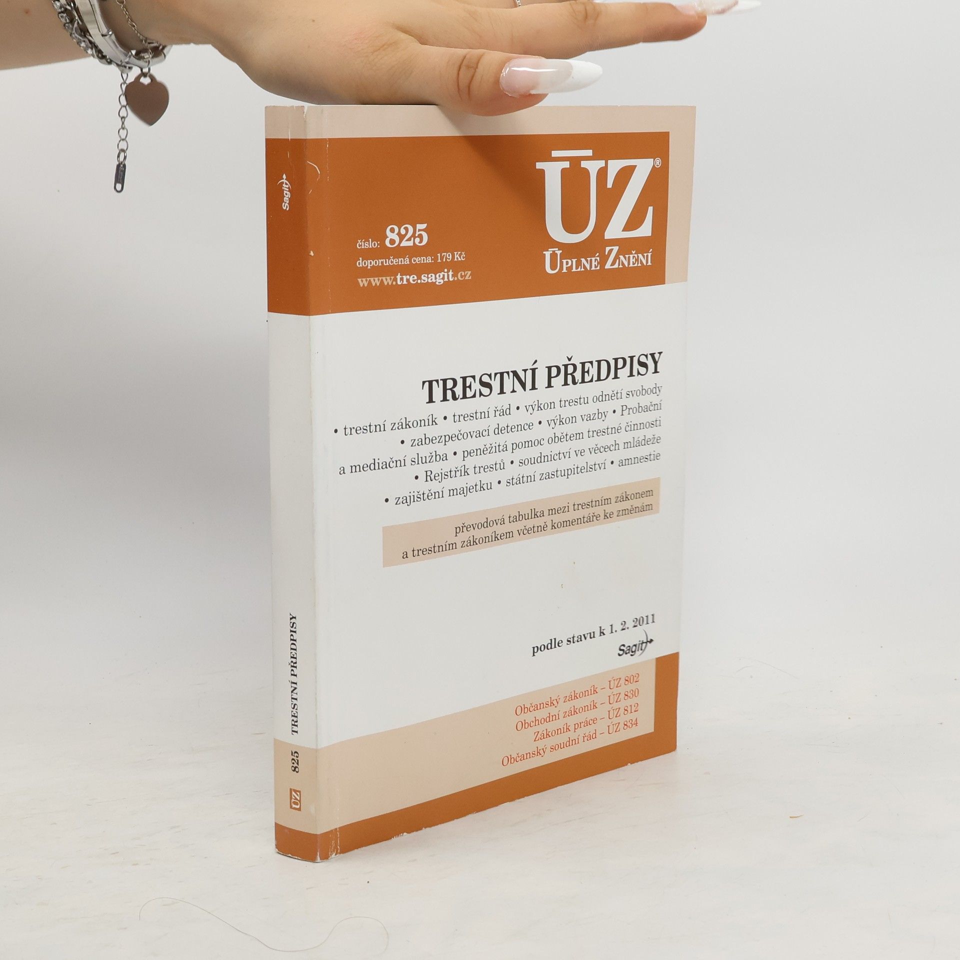 Collectif d'auteurs Trestní předpisy podle stavu k 1.2.2011